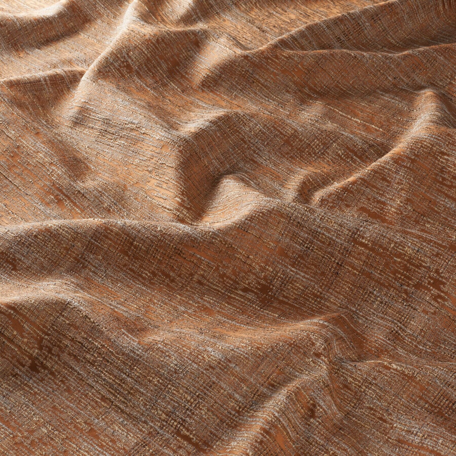 Ja7001 062 Timeon Moderne Wohnzimmer Vorhaenge In Crash Optik Beige Orange