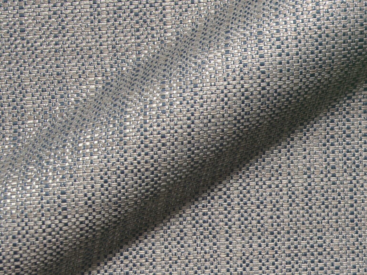 Detroit Fr 651 Hoepke Moebelstoff Schwer Entflammbar Meliert Blau