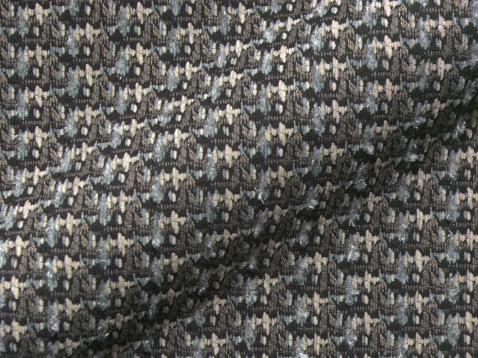 Lawa 454 Q2 Moebelstoff Polsterstoff Hoepke Grob Gewebt Gestreift Grau