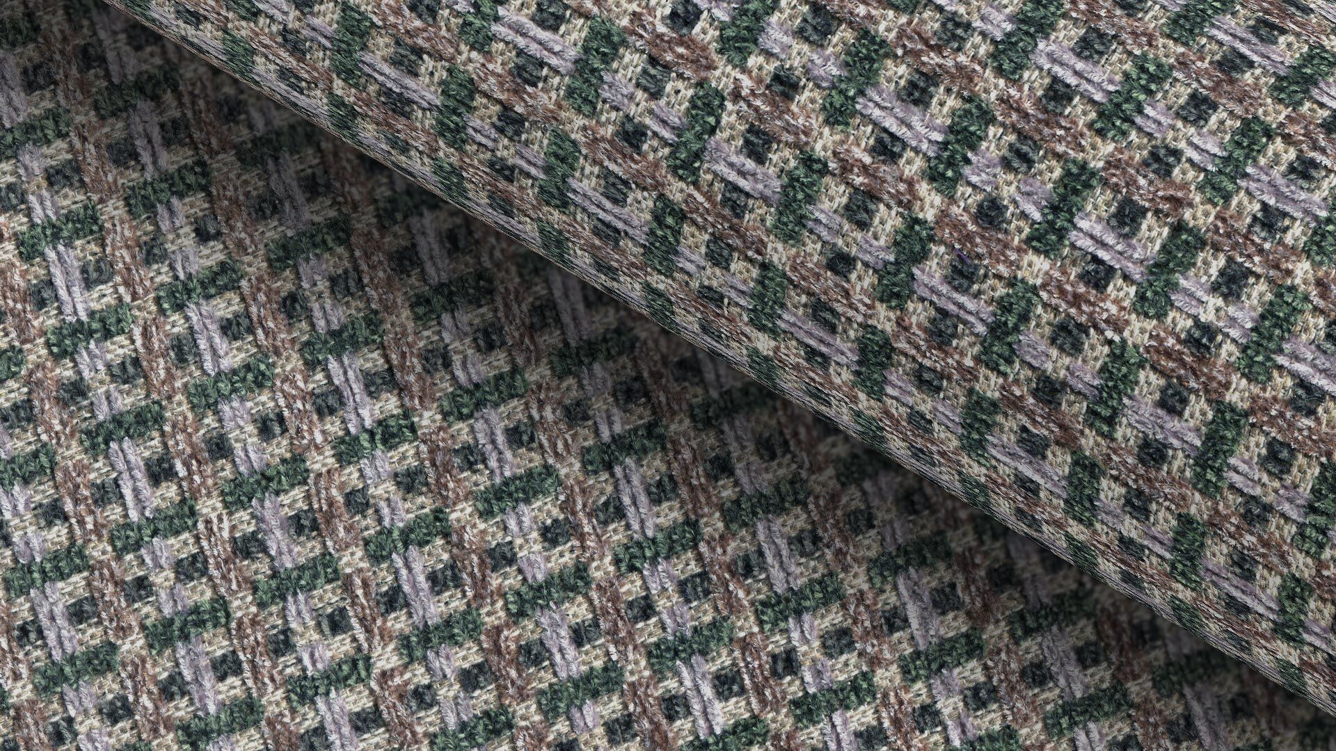 Möbelstoff Braga 313202 Karo Braun Möbelstoff Braga 313202 Karo Braun