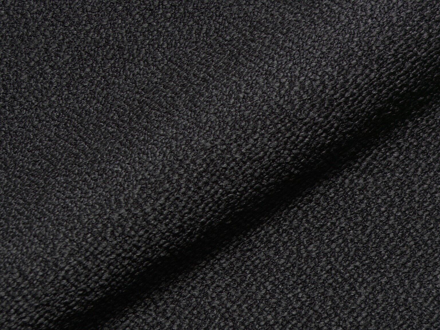 Glow 536 Q2 Hoepke Polsterstoff Moebelstoff Fleckschutz Modern Boucle Grob Schwarz