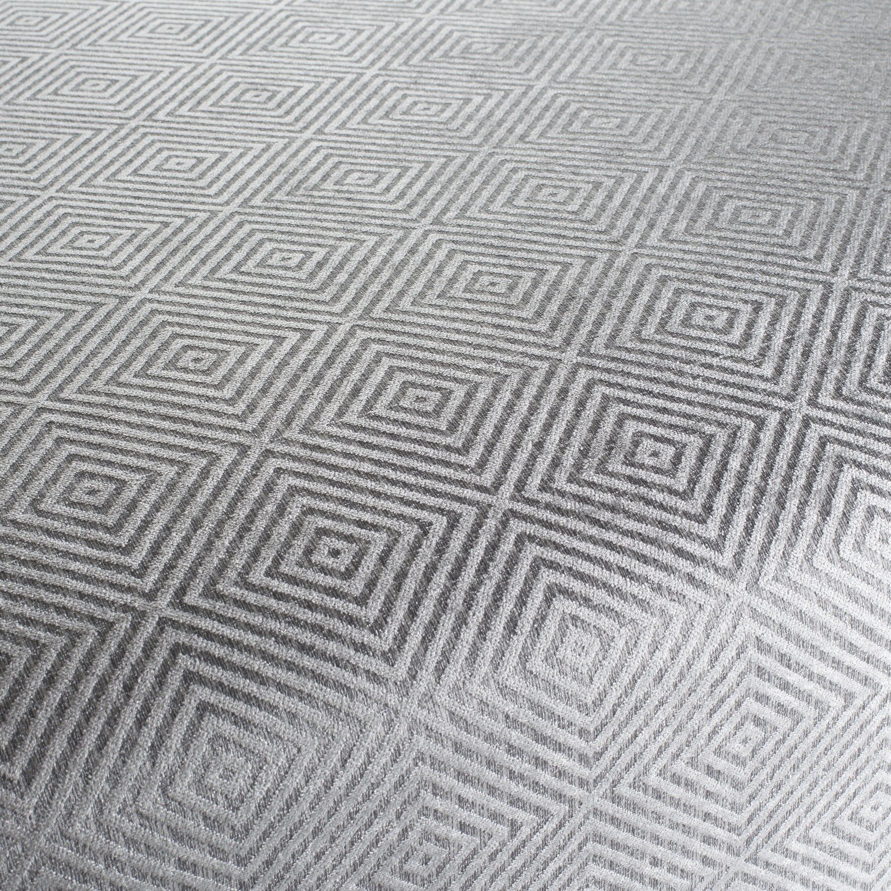 Ja1002 091 Scott Chenille Bezugsstoff Jab Anstoetz Gemustert Grau