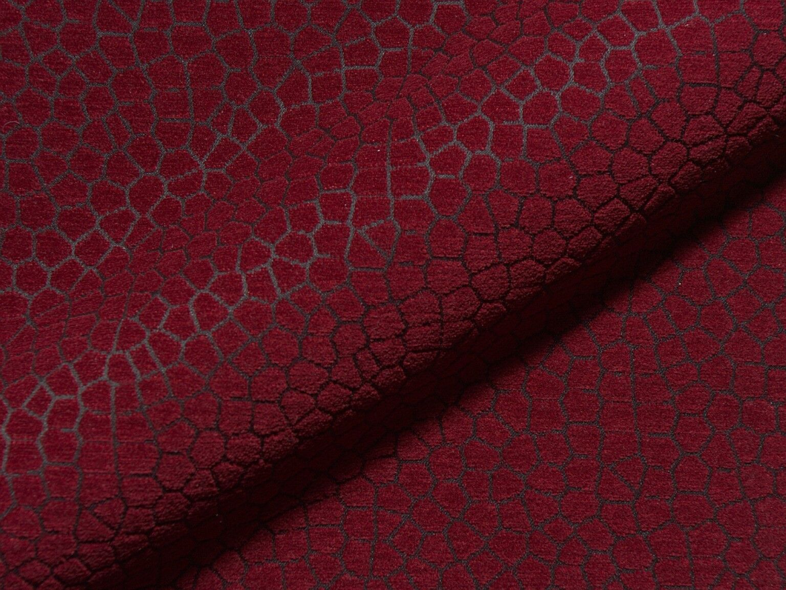 Melrose Fr 748 Ausgefallener Moderner Hoepke Polsterstoff Moebelstoff Gemustert Rot Schwarz