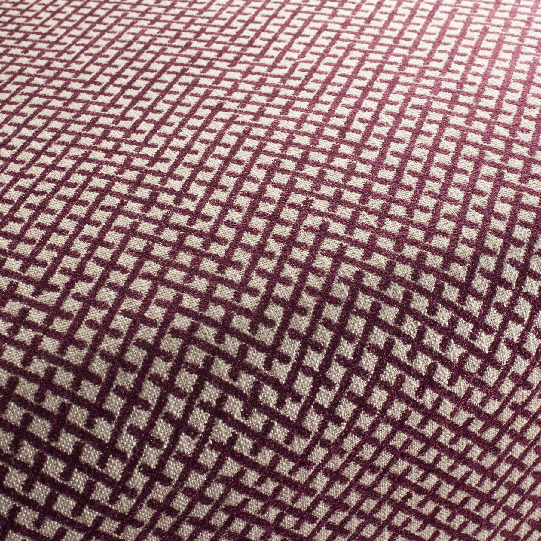 9 2457 011 Tenerife Jab Anstoetz Chenille Bezugsstoff Gemustert Rot Beige