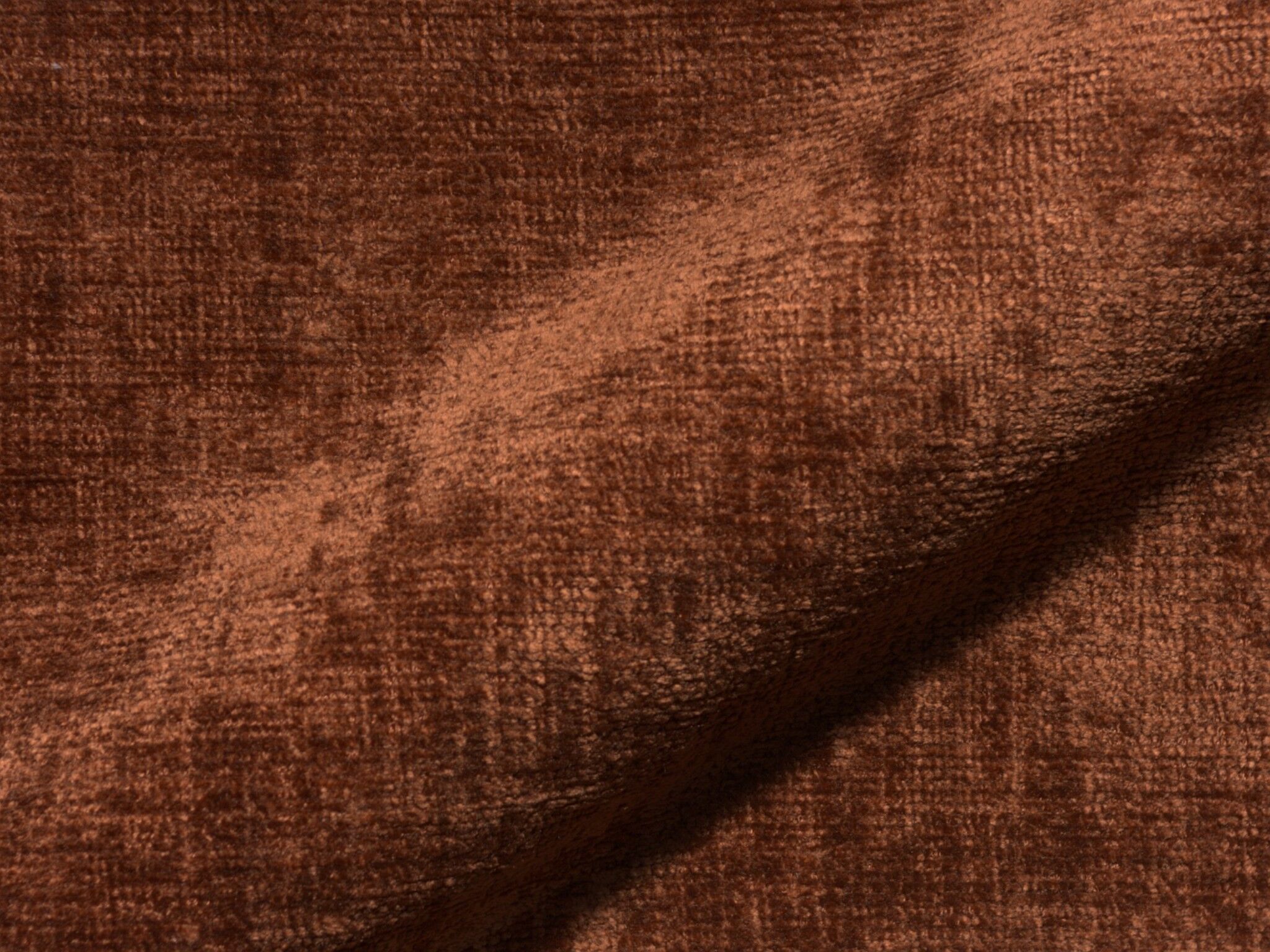 Molino 526 Weicher Chenille Polsterstoff Moebelstoff Hoepke Orange