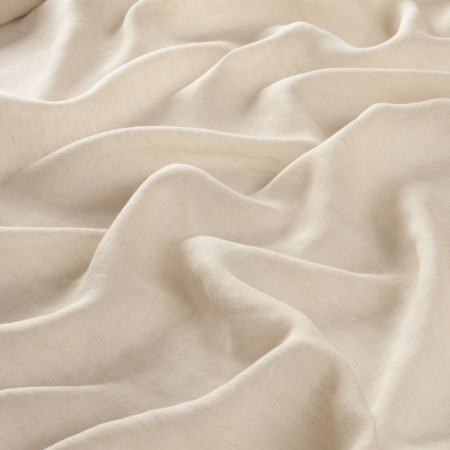 Ch2451 074 Sutton House Gardinenstoff Leinen Meterware Beige