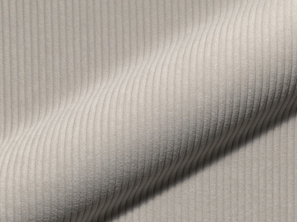 Aluna 255 Hoepke Polsterstoff Meterware Feincord Grau