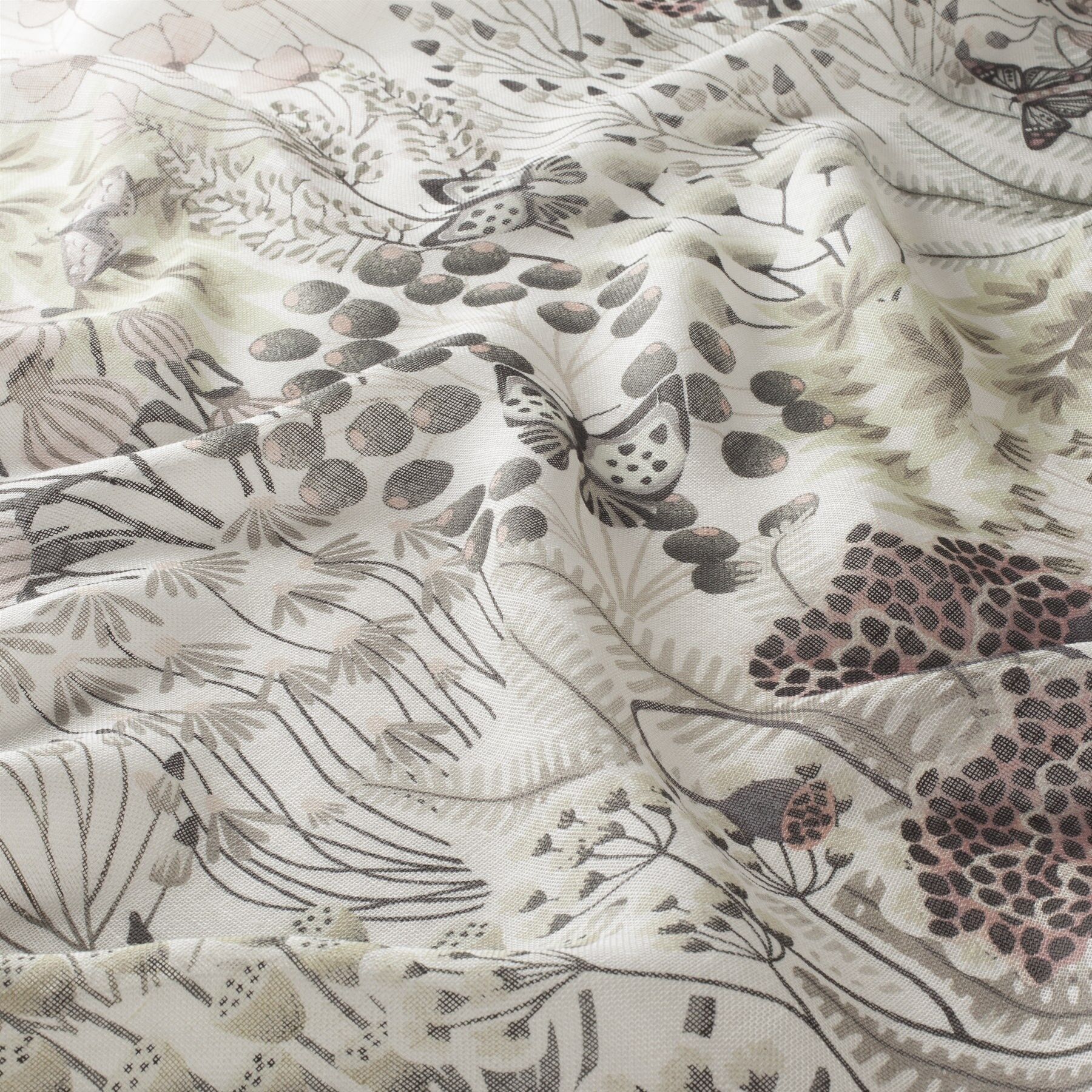 Ch3217 070 Hello Beauty Jab Vorhangstoff Meterware Mit Blumenmuster Beige Ch3217 070 Hello Beauty Jab Vorhangstoff Meterware Mit Blumenmuster Beige