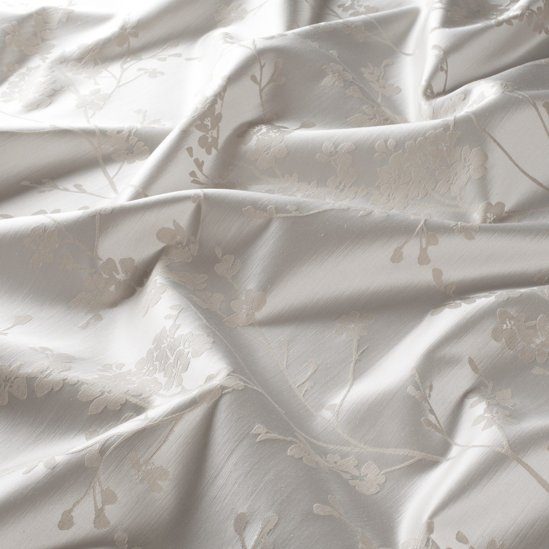 Ja7103 070 Cerise Jab Vorhangstoff Meterware Gemustert Grau