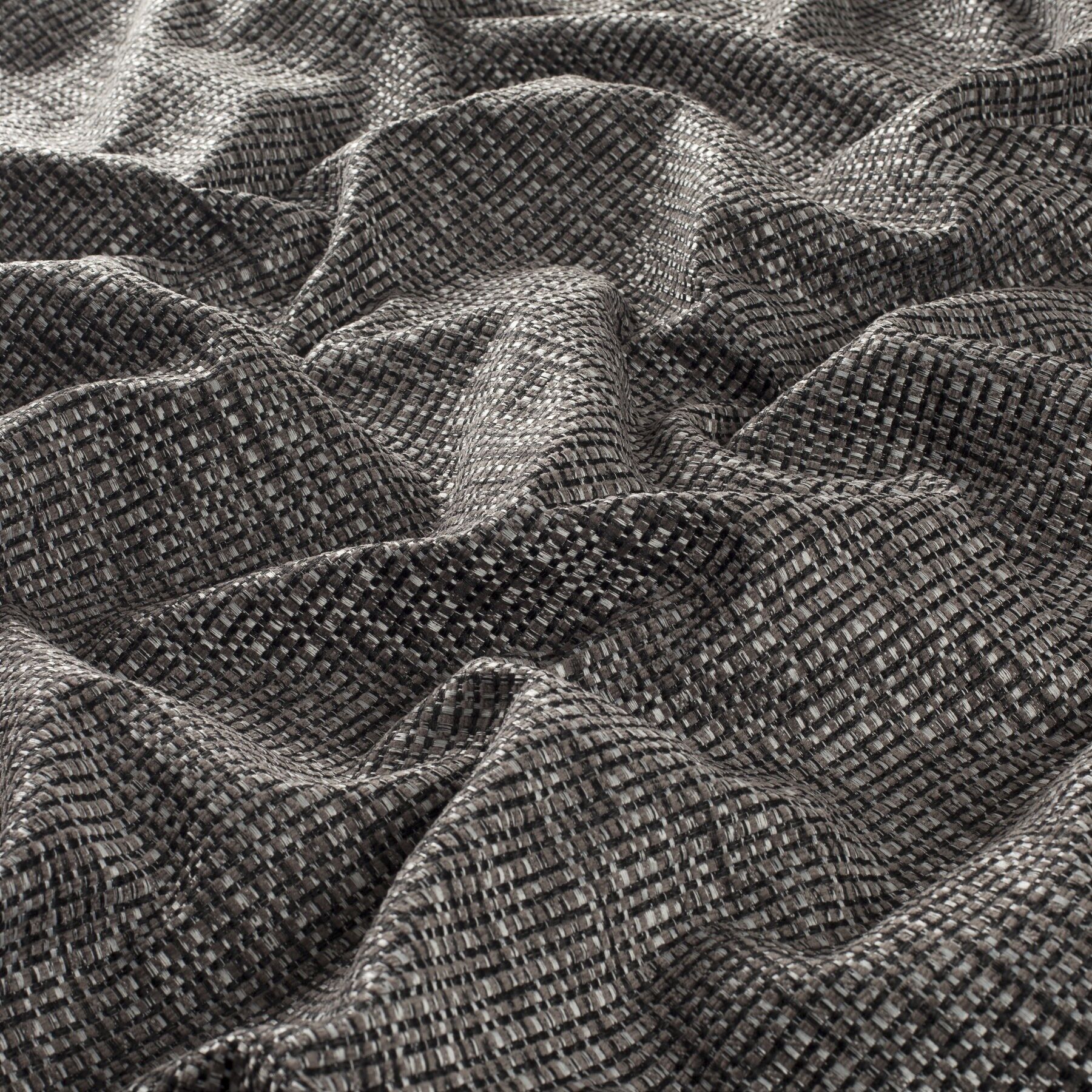 9 7867 023 Halifax Jab Vorhangstoff Meterware Gemustert Grau