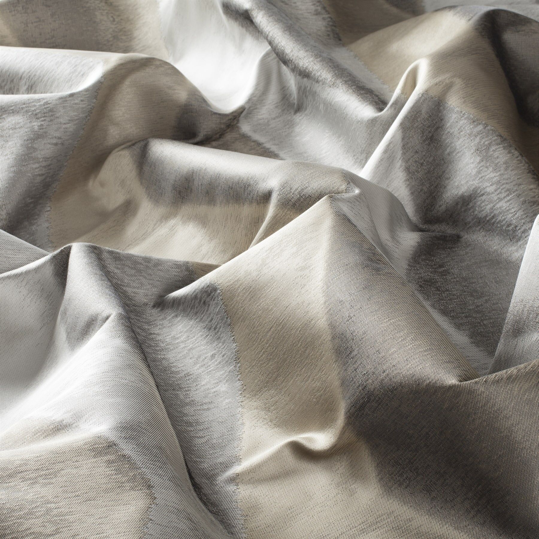 9 7806 070 Casali Jab Vorhangstoff Meterware Gemustert Beige Grau