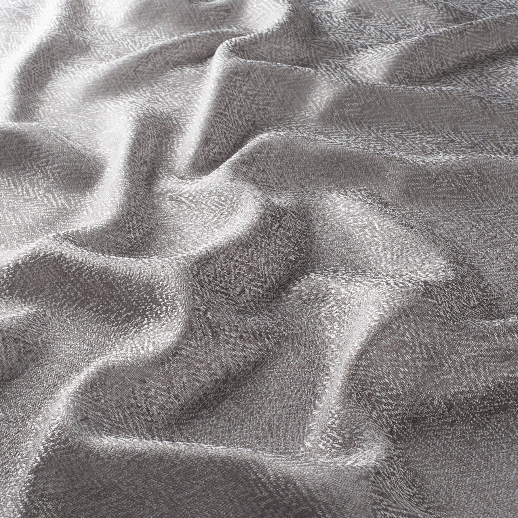 Ja7067 093 Canon Jab Vorhangstoff Meterware Gemustert Grau