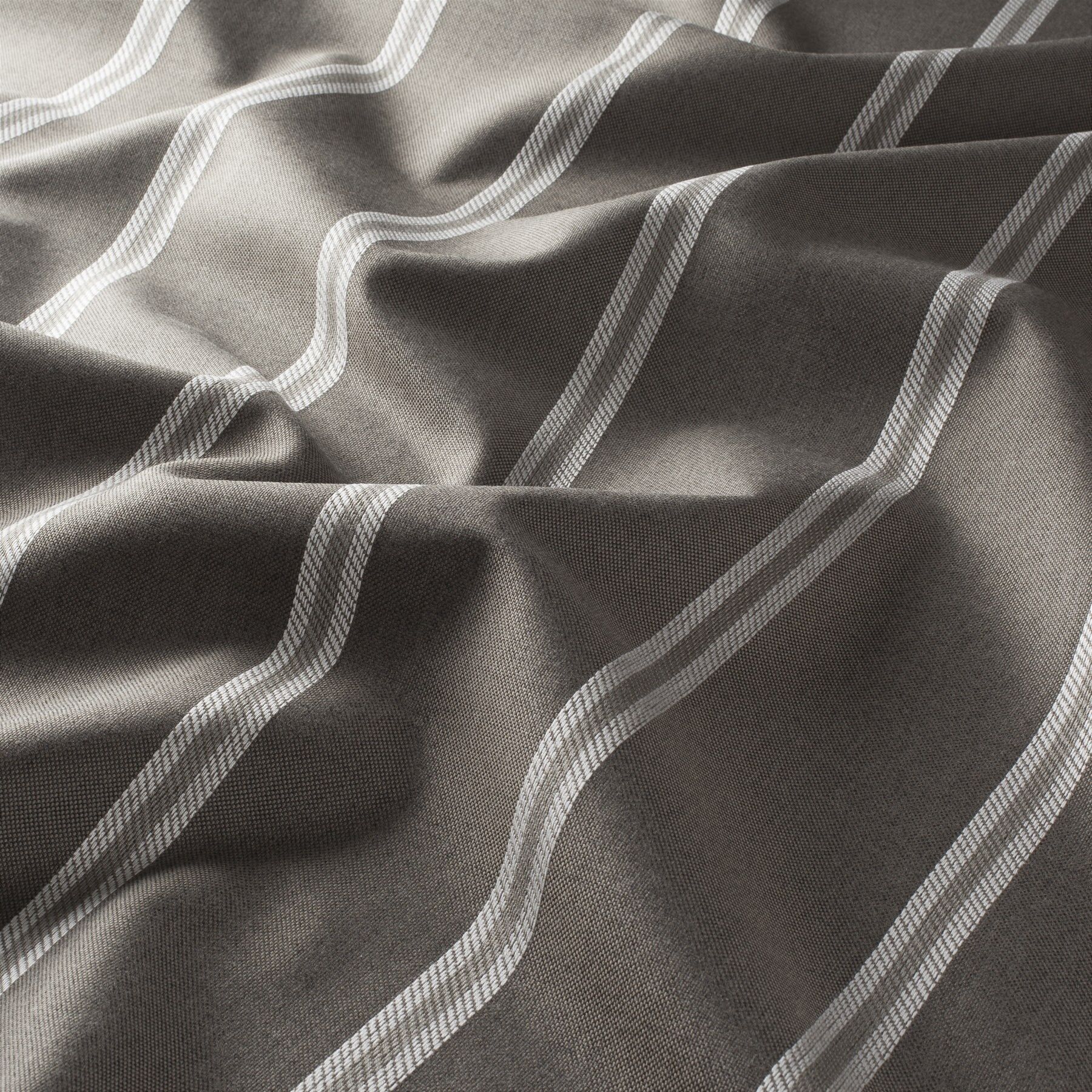 Ch3291 092 Summerdust Jab Vorhangstoff Meterware Gestreift Grau