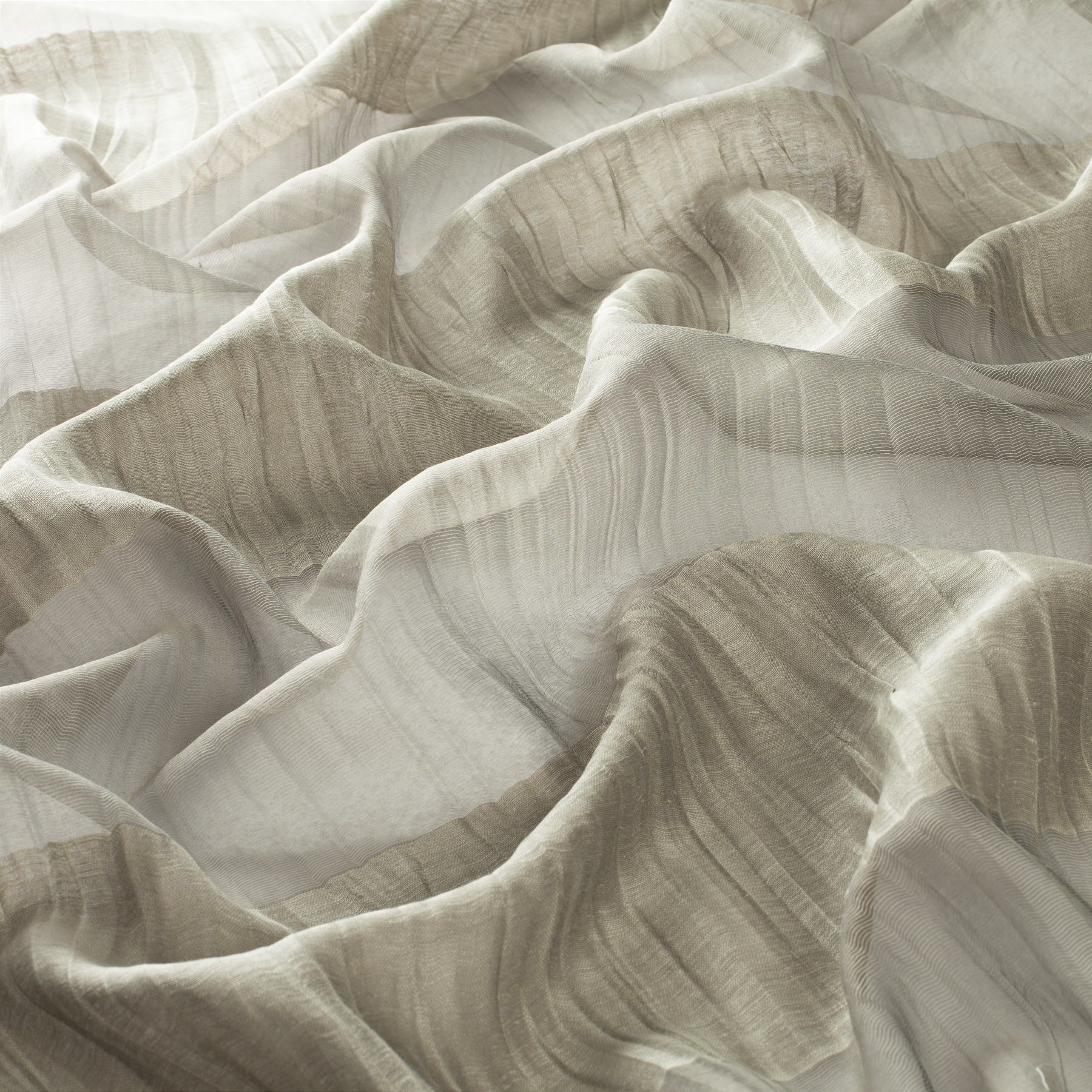 9 7856 070 Loftline Jab Gardinenstoff Meterware Gestreift Beige