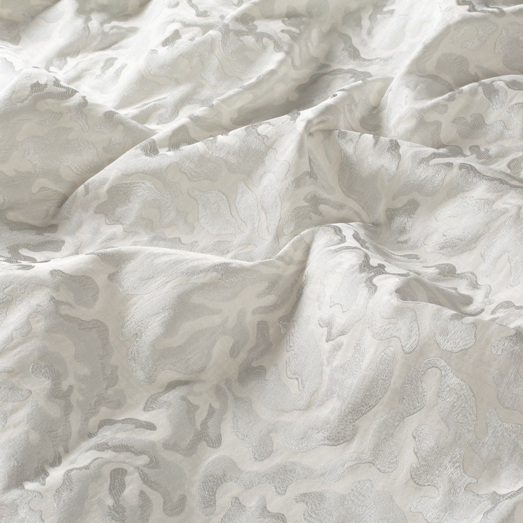 9 7880 070 Allure Jab Vorhangstoff Meterware Gemustert Weiss