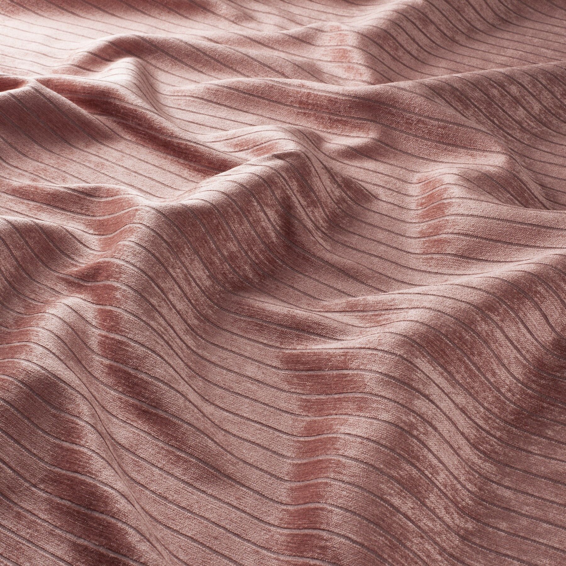 Gs1017 010 Thermo Stripe Jab Vorhangstoff Meterware Gestreift Rot