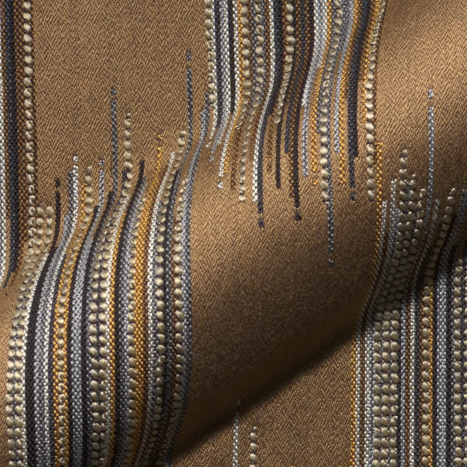 Bellando 803 Hoepke Q2 Moebelstoff Gemustert Braun