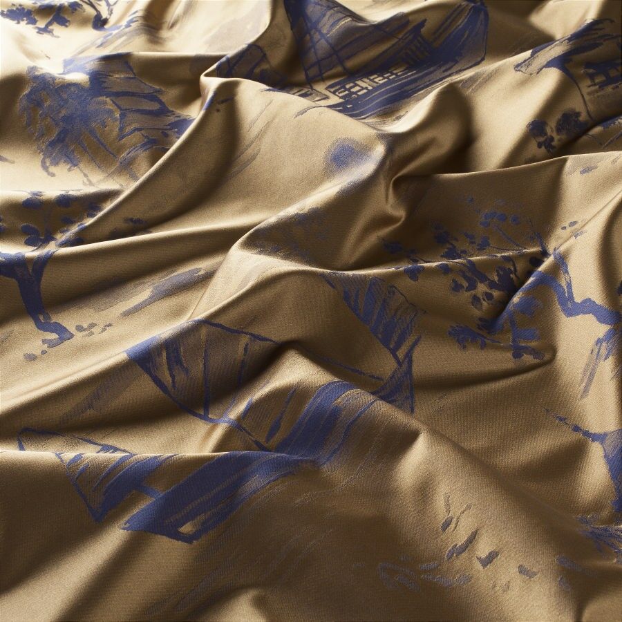 Ja7019 040 Edle Jab Wohnzimmer Vorhaenge Gold Blau