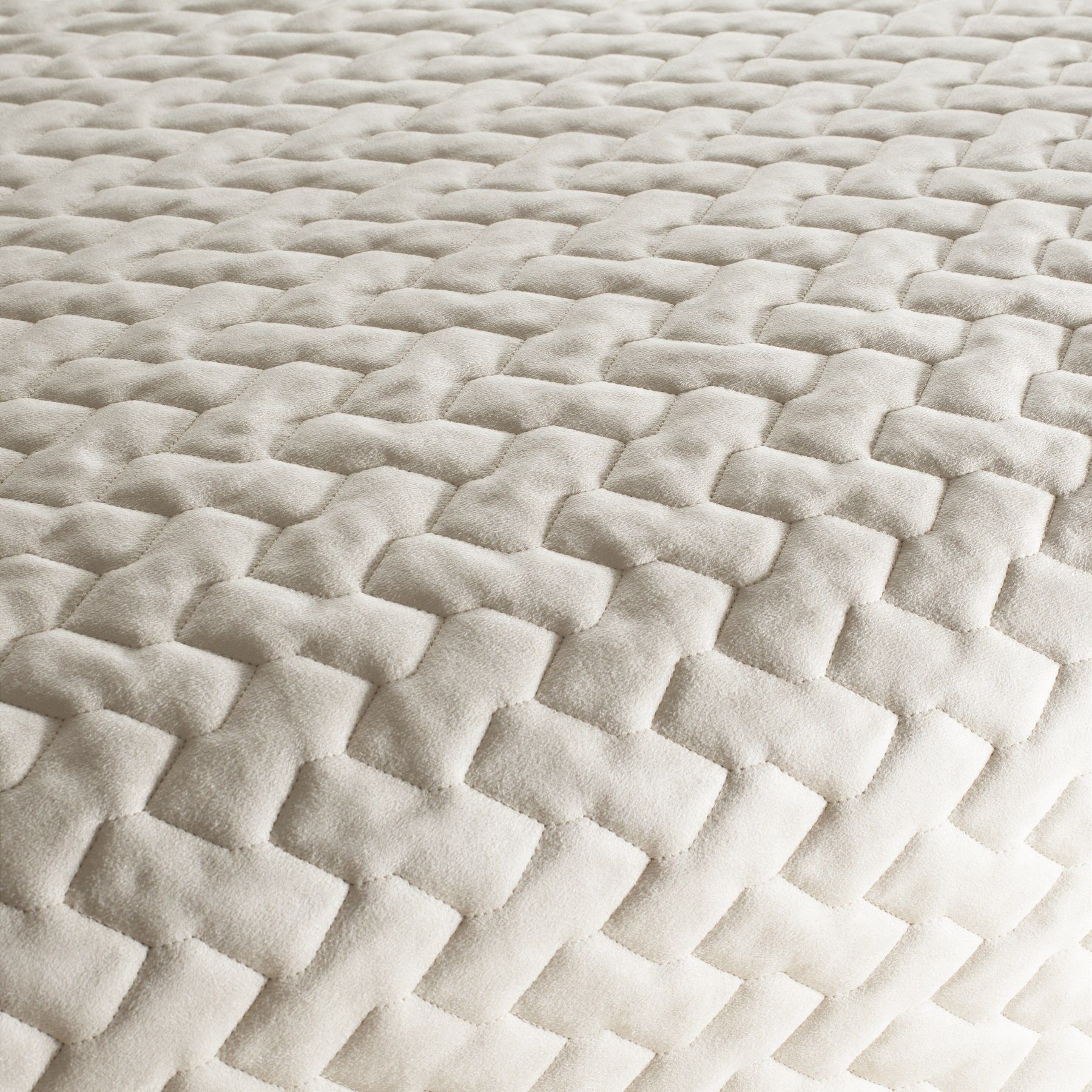 Ch3106 071 Super Trouper Microfaser Polsterstoff Bestickt Gemustert Beige