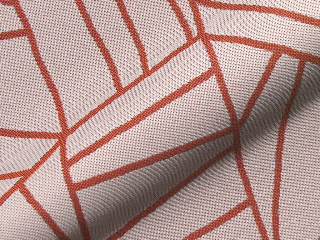 Limone 154 L Activeline In & Outdoor Polsterstoffe Gemustert Orange