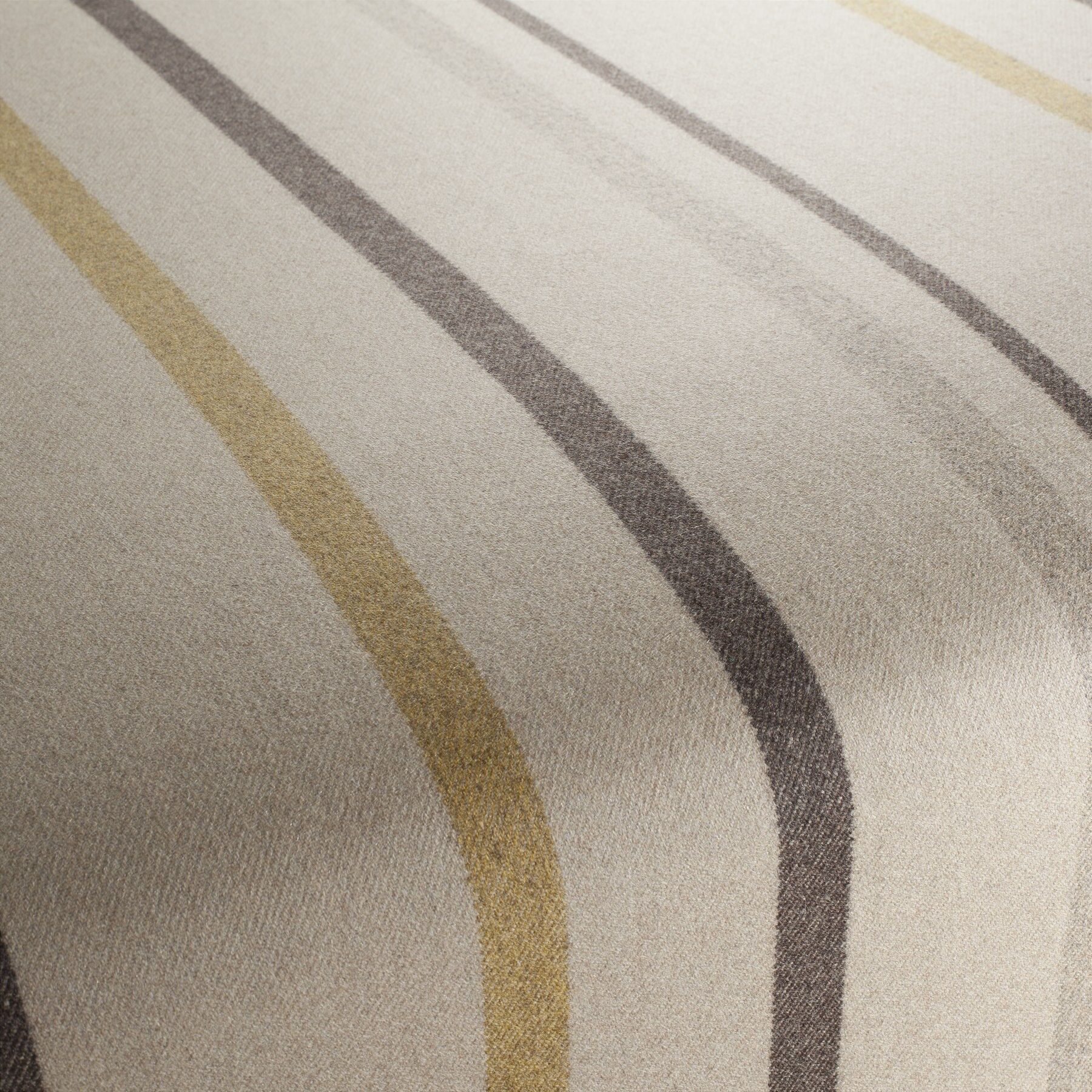 Ja2048 040 Glasgow Jab Polsterstoffe Wolle Gestreift Beige Braun Gold