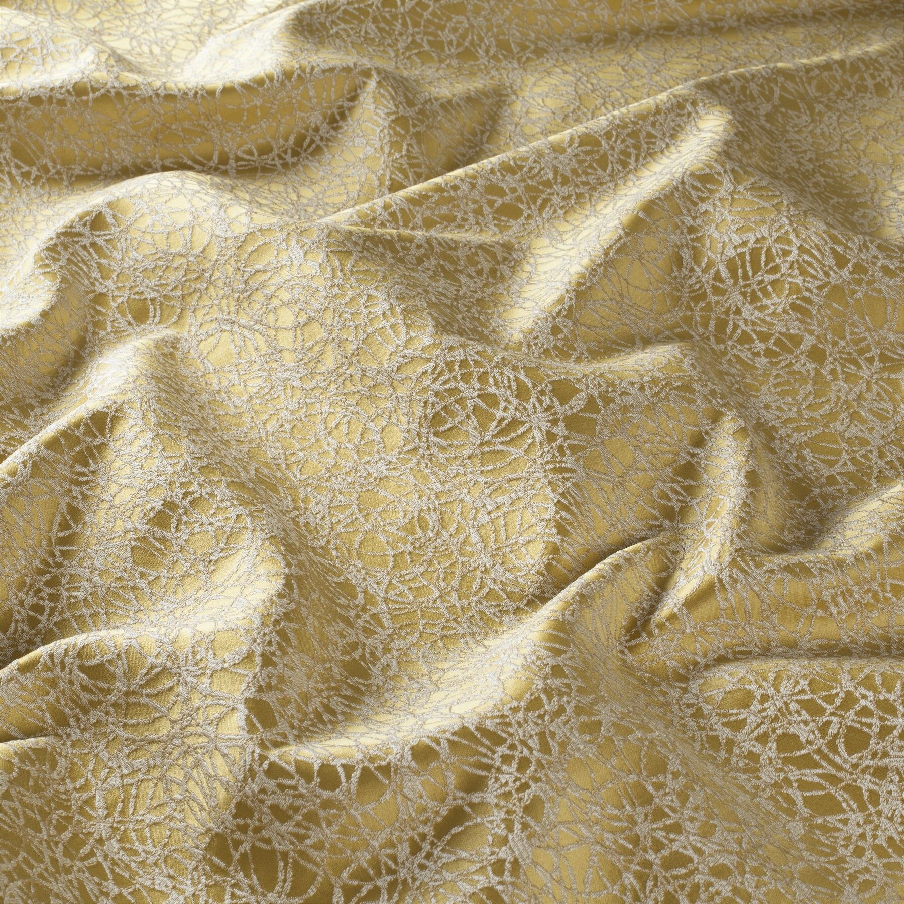Ja7035 040 Surabaya Jab Moderne Gardinen Gemustert Gold Beige