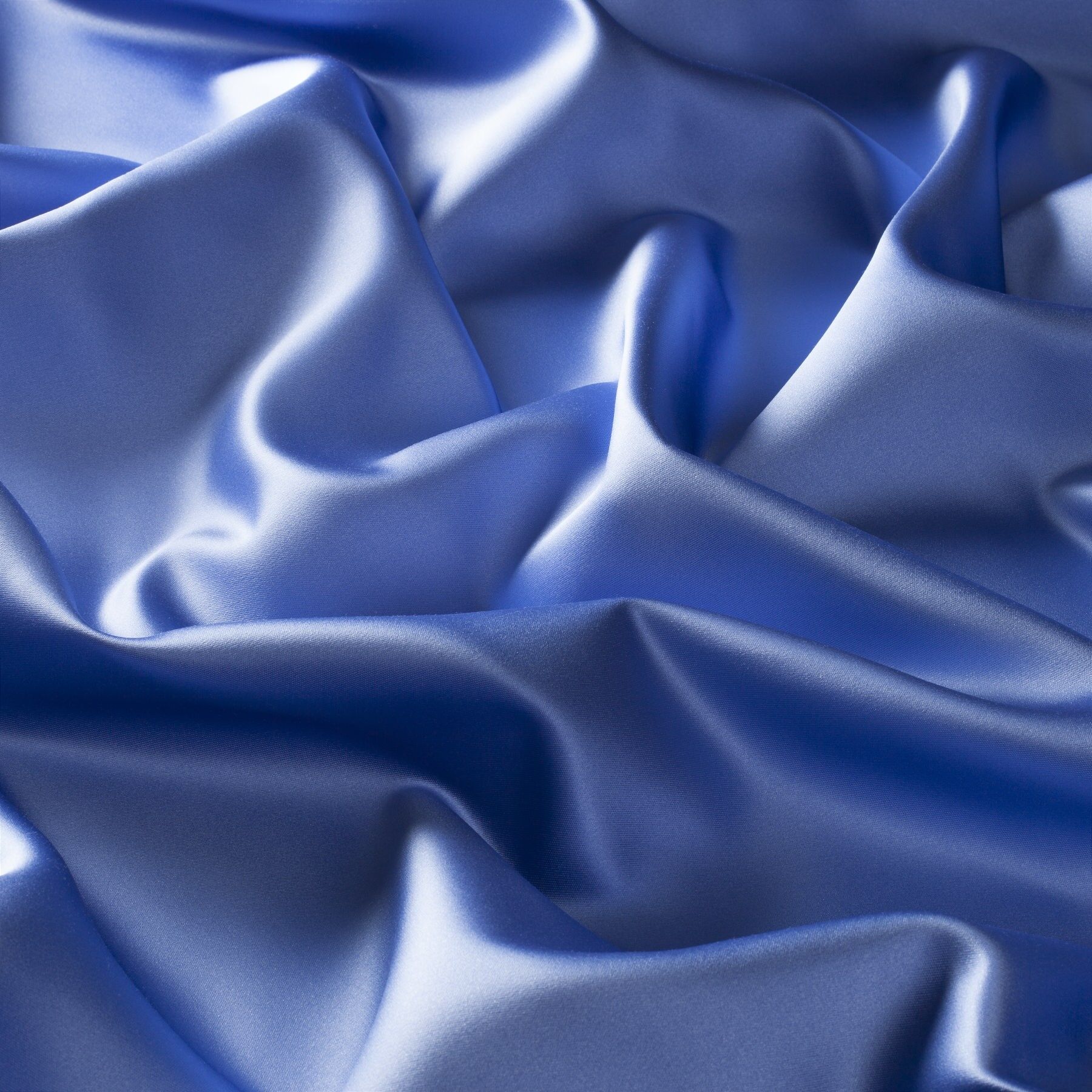Cr6028 053 Mont Royal Moderne Satin Vorhaenge Blau