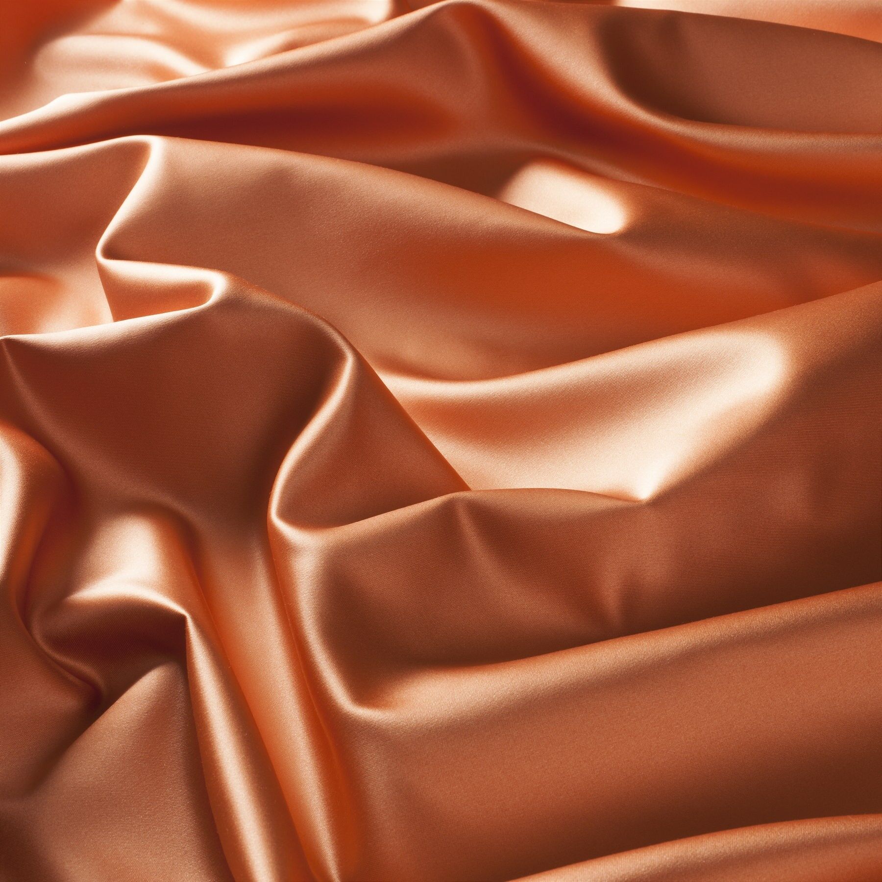 Cr6028 061 Mont Royal Moderne Satin Vorhaenge Orange