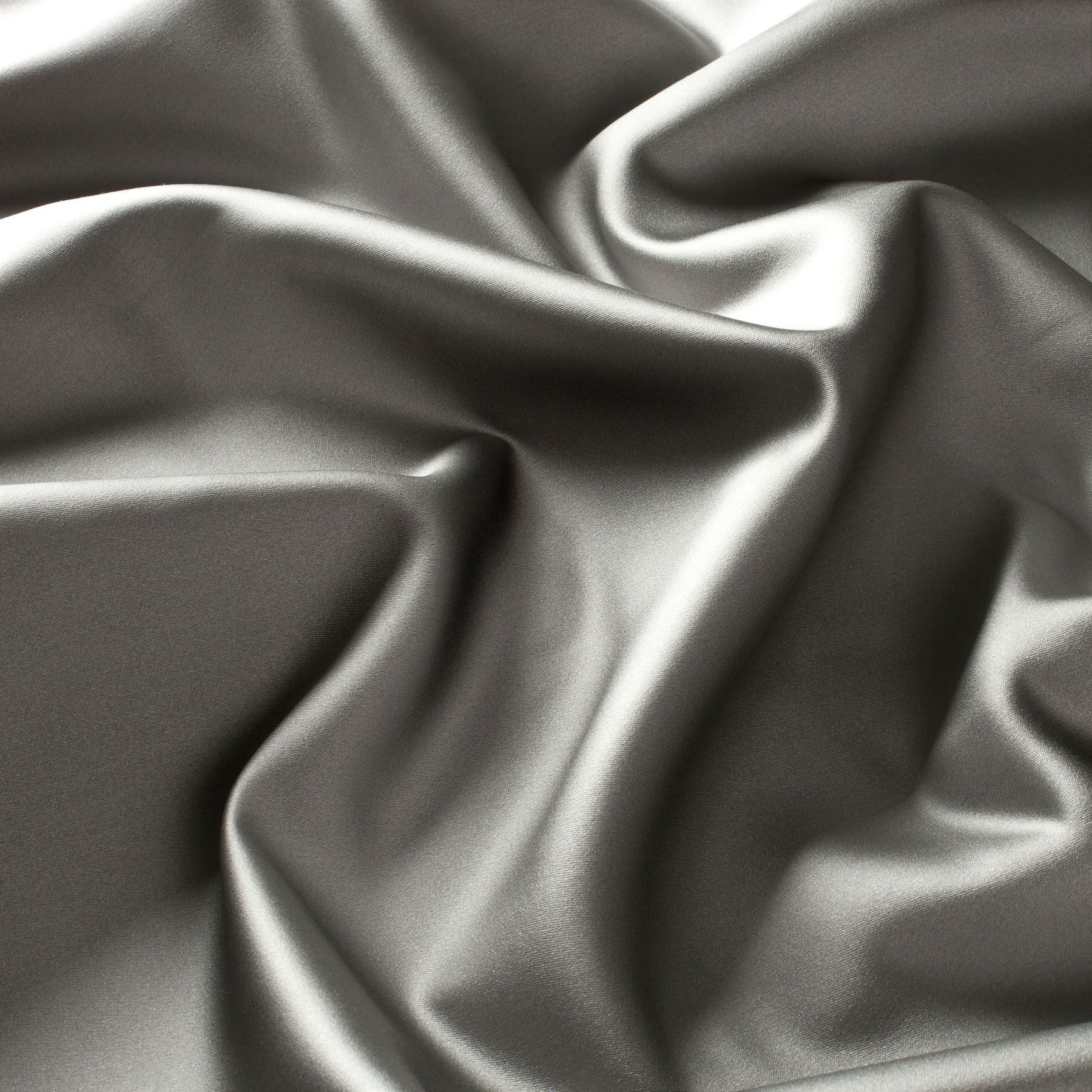 Cr6028 093 Mont Royal Moderne Satin Vorhaenge Grau