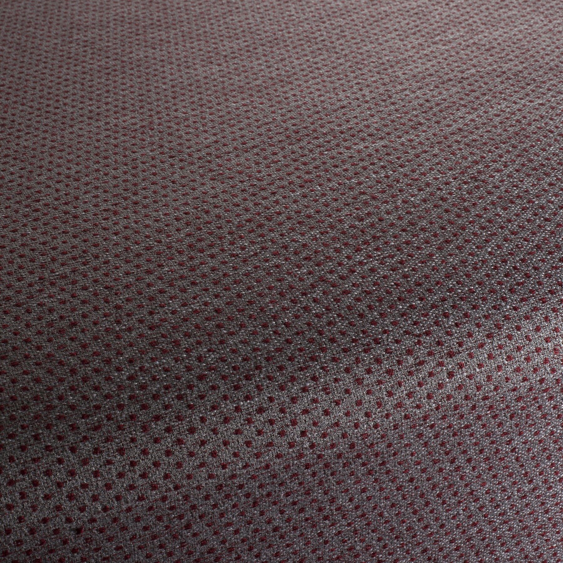 Ja2059 013 Dots Jab Polsterstoff Moebelstoff Gemustert Grau Rot