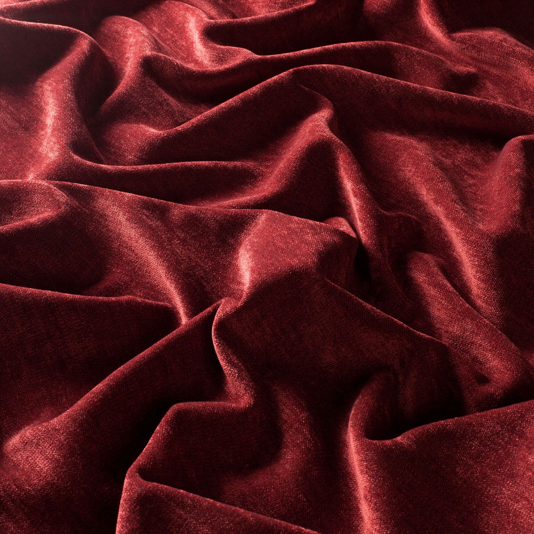 1 6579 011 Diego Jab Anstoetz Chenille Moebelstoff Rot