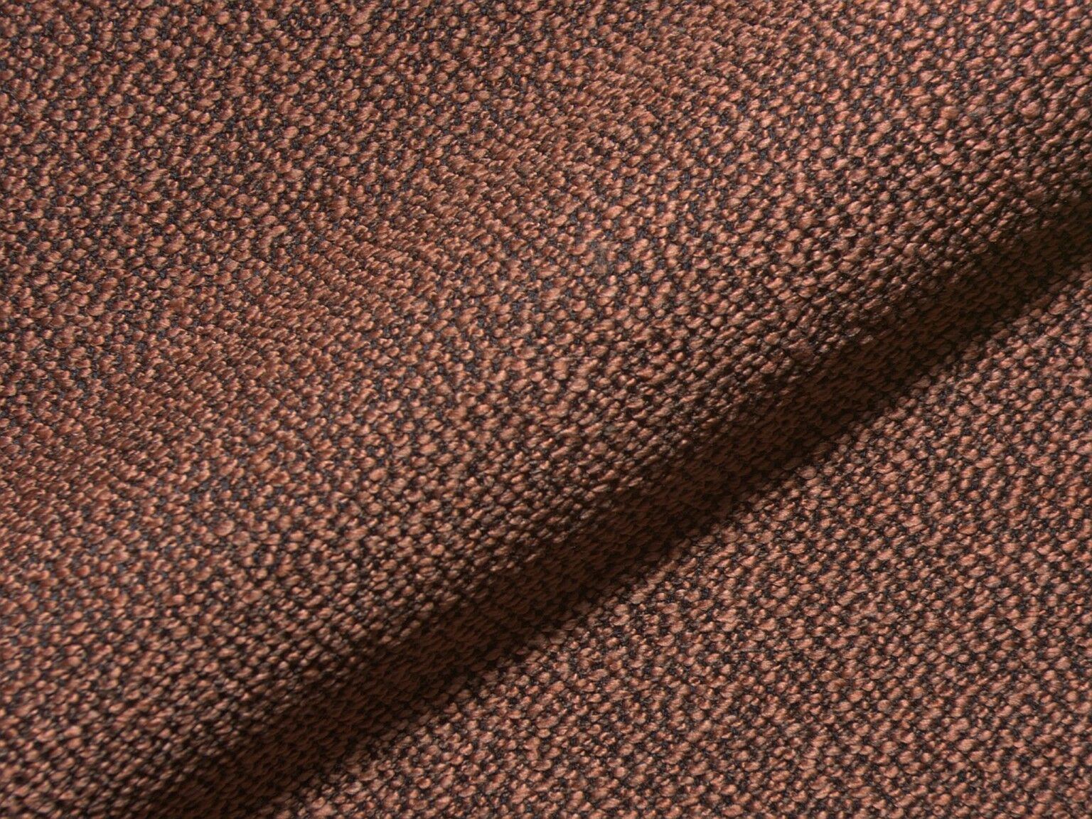 Glow 514 Q2 Hoepke Polsterstoff Moebelstoff Fleckschutz Modern Boucle Grob Orange