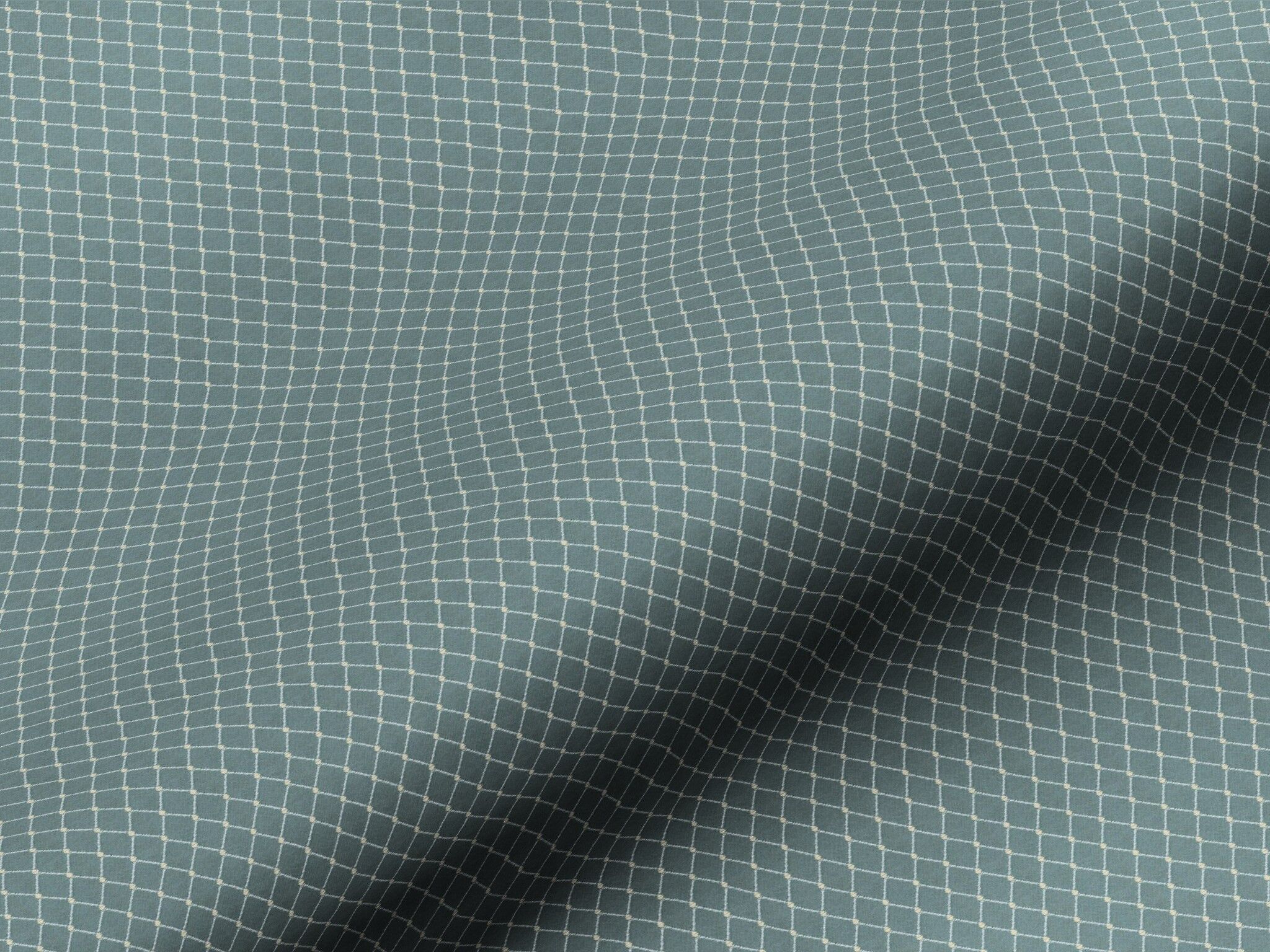 62778301 Polsterstoff Antik Rauten Gemustert Blau