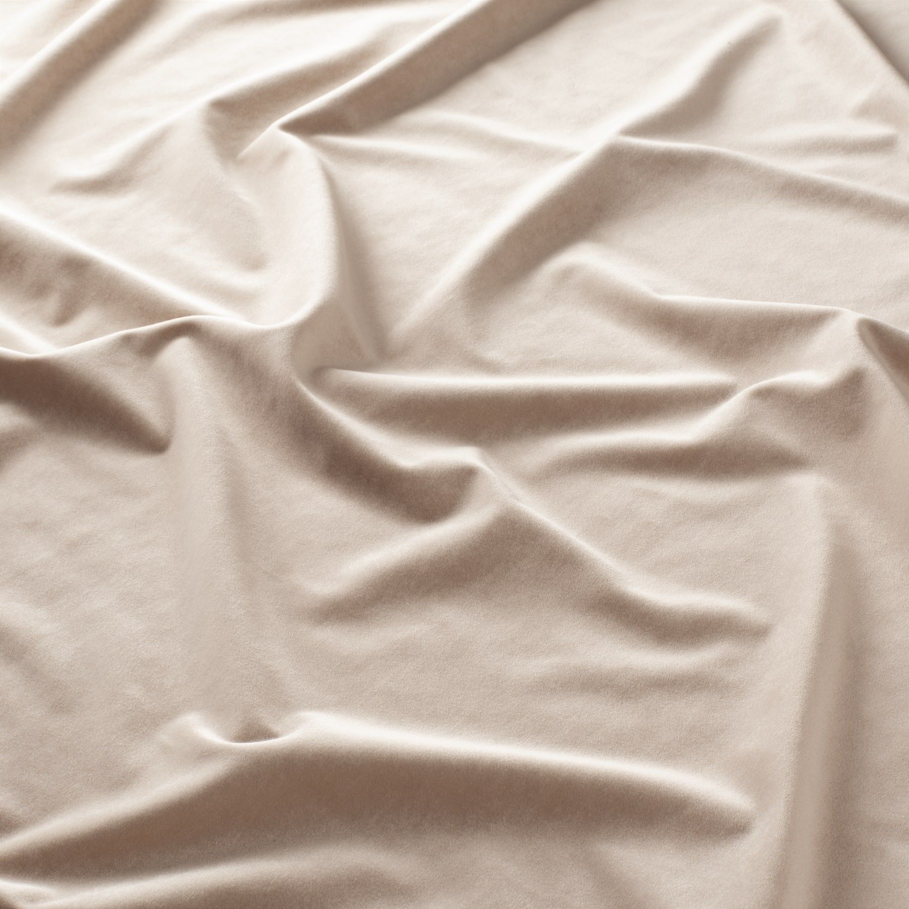 Ch2992 072 Heavens Gate Exklusiver Samt Velvet Vorhangstoff Polsterstoff Beige