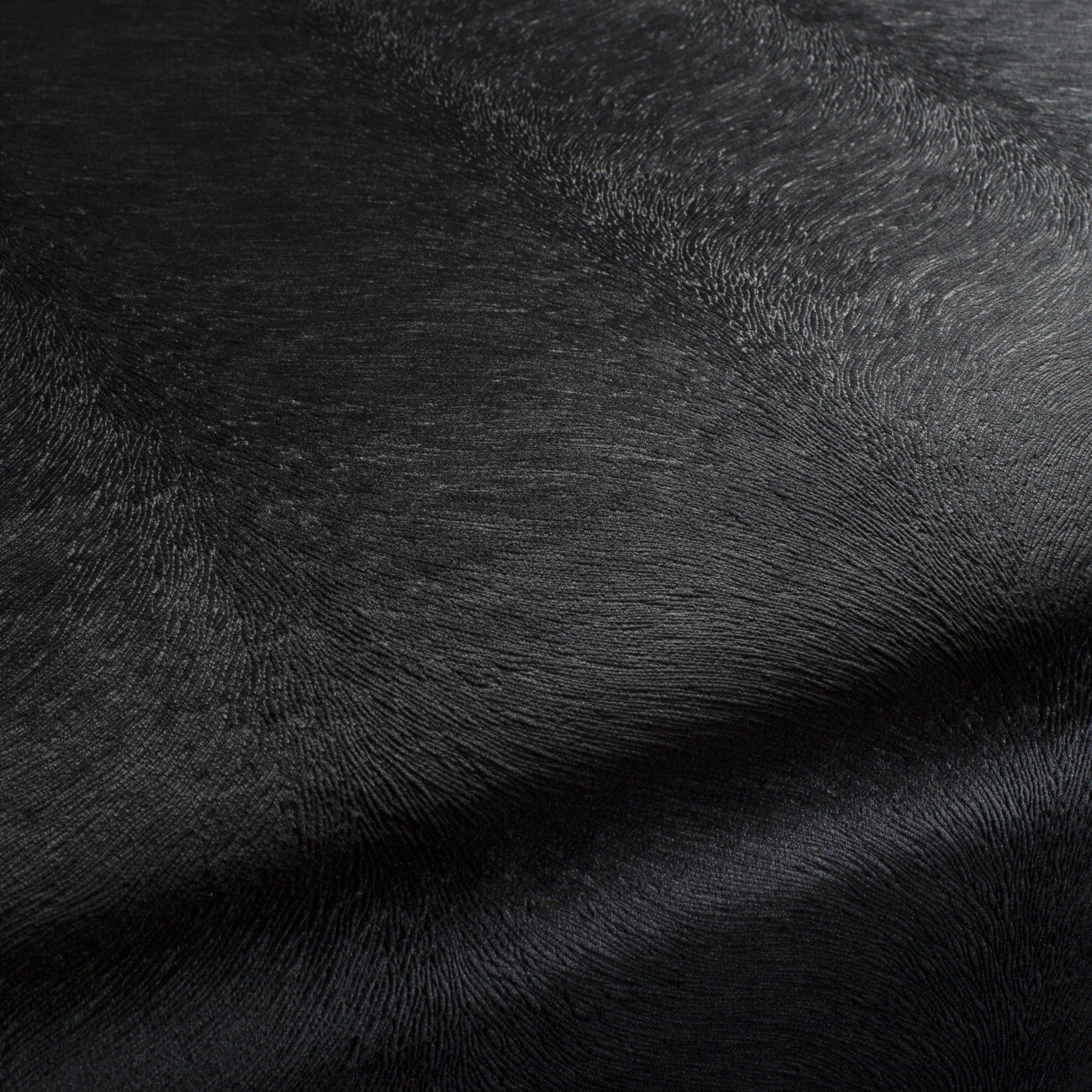 Ca1292 099 Pistoia Velvet Exklusive Italienische Samt Moebelstoffe Stoffe Schwarz