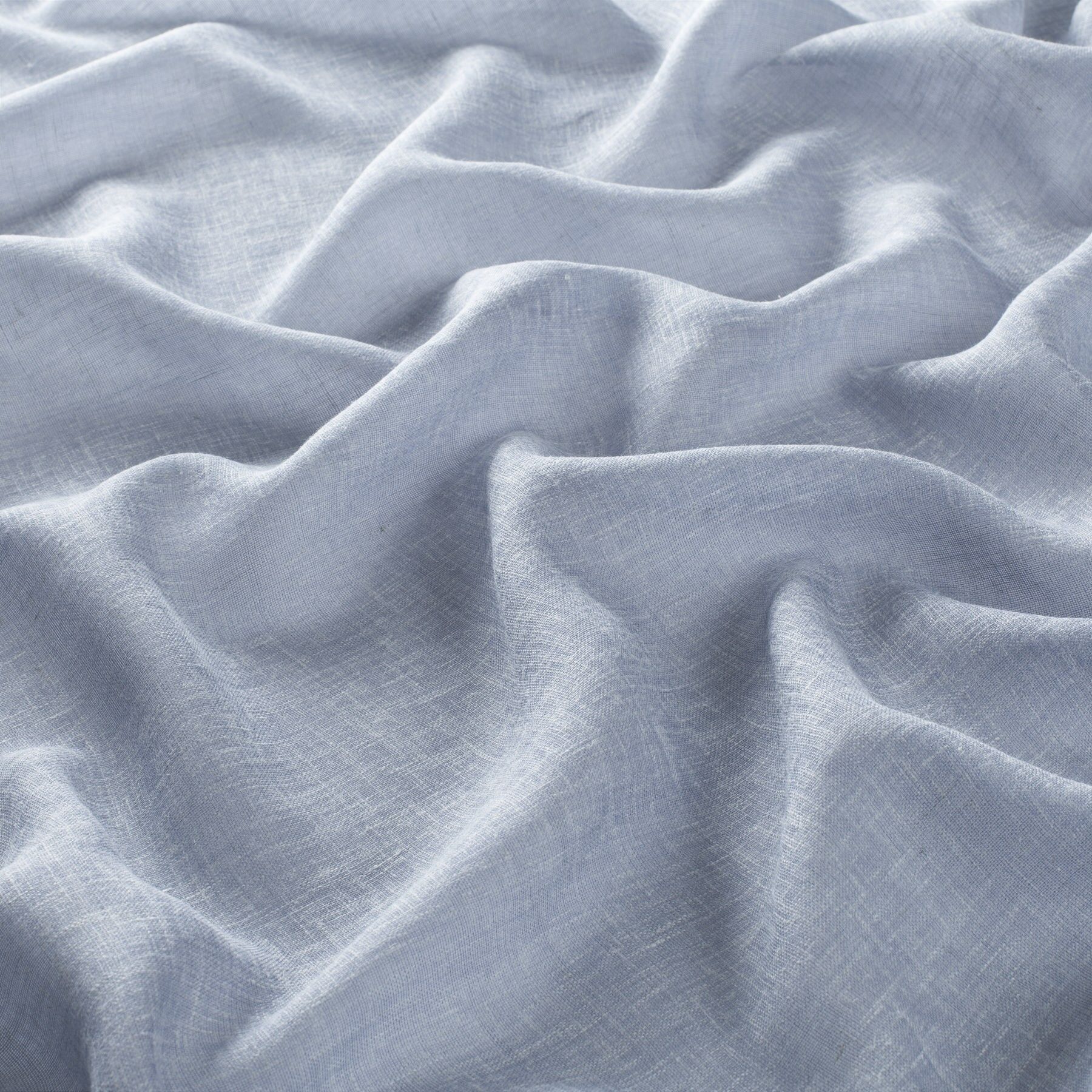 Ch2940 052 Elaine Italienische Leinen Gardinen Chivasso Landhausstil Mordern Blau