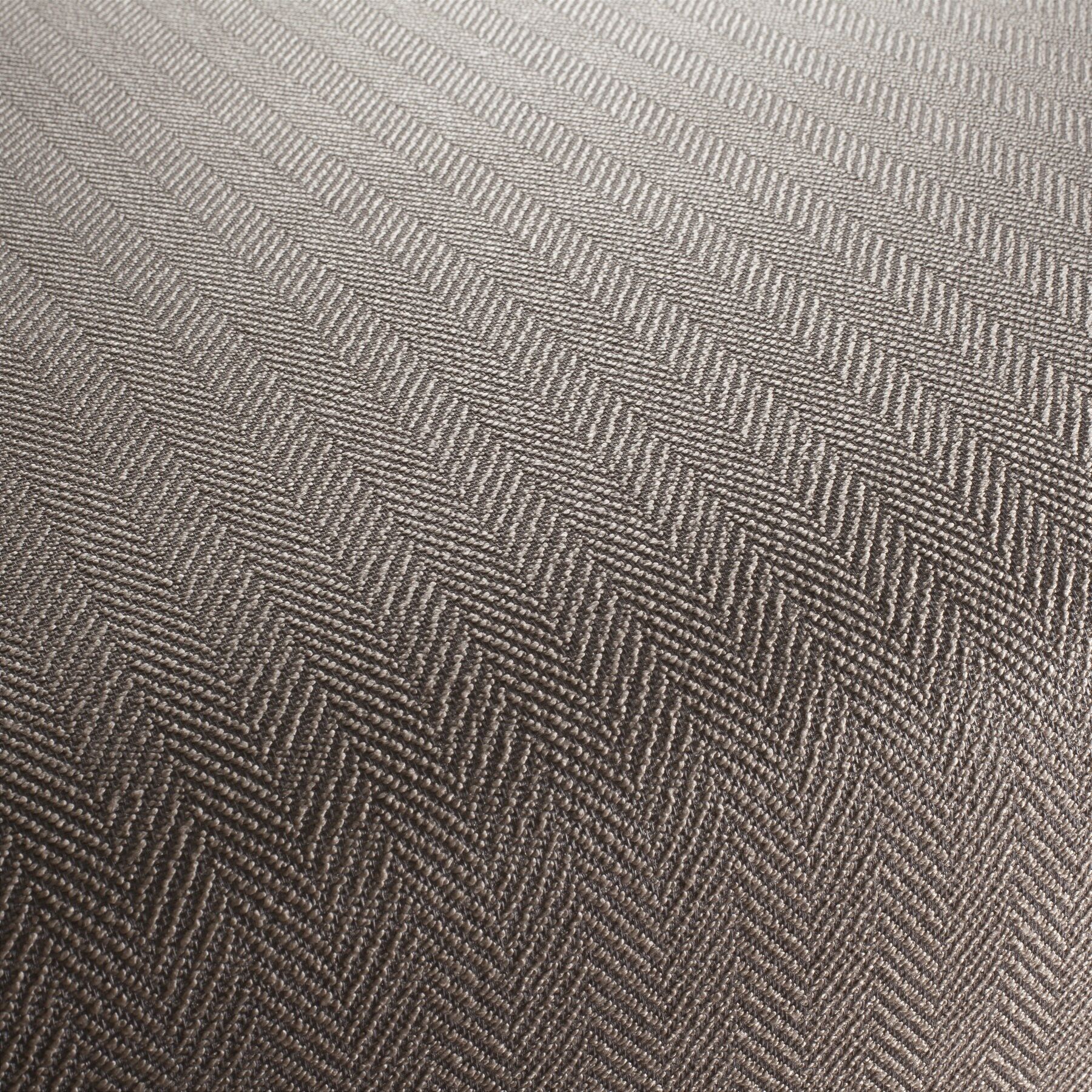 Ja2063 020 Cassia Jab Polsterstoff Fischgraet Gemustert Braun