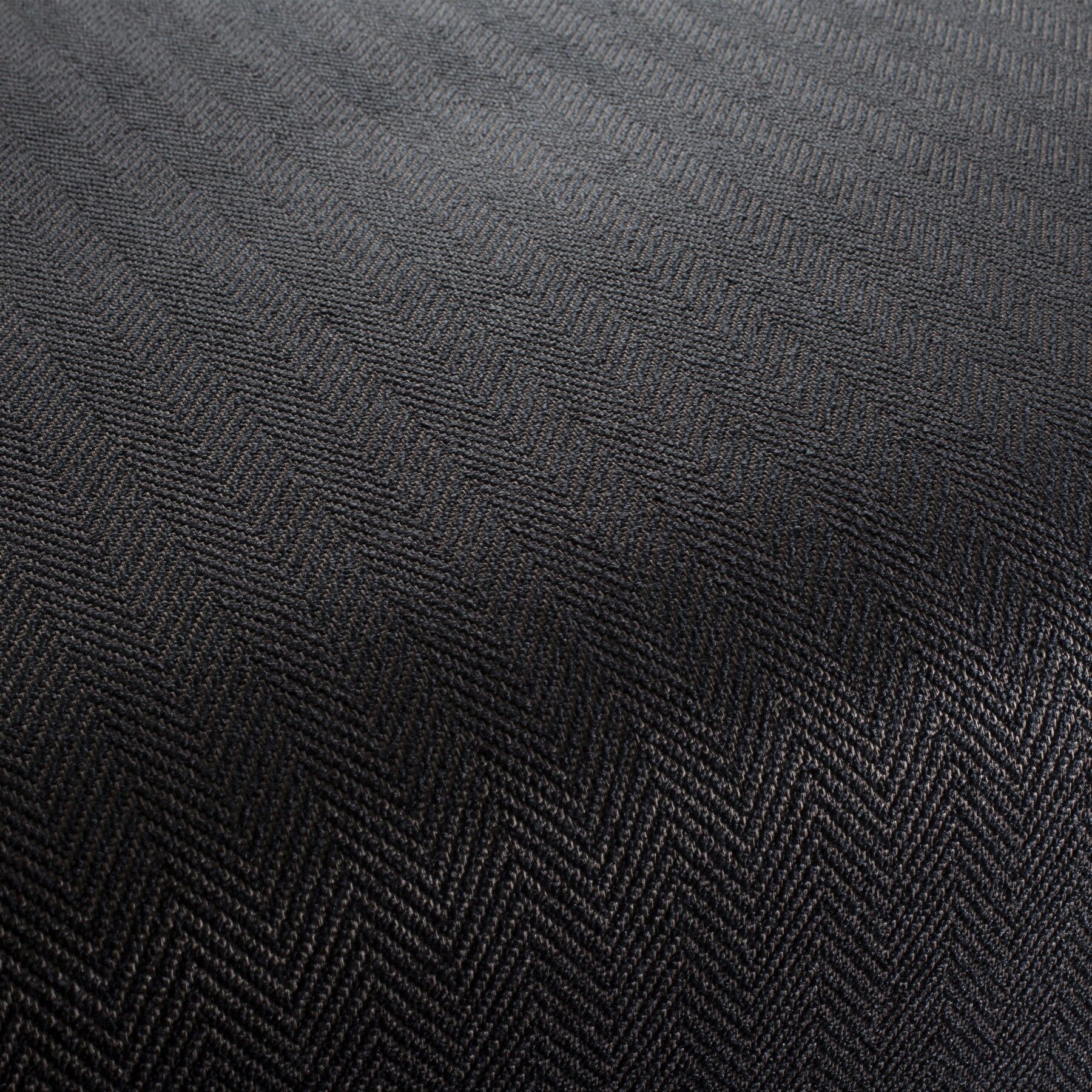 Ja2063 099 Cassia Jab Polsterstoff Fischgraet Gemustert Braun Schwarz