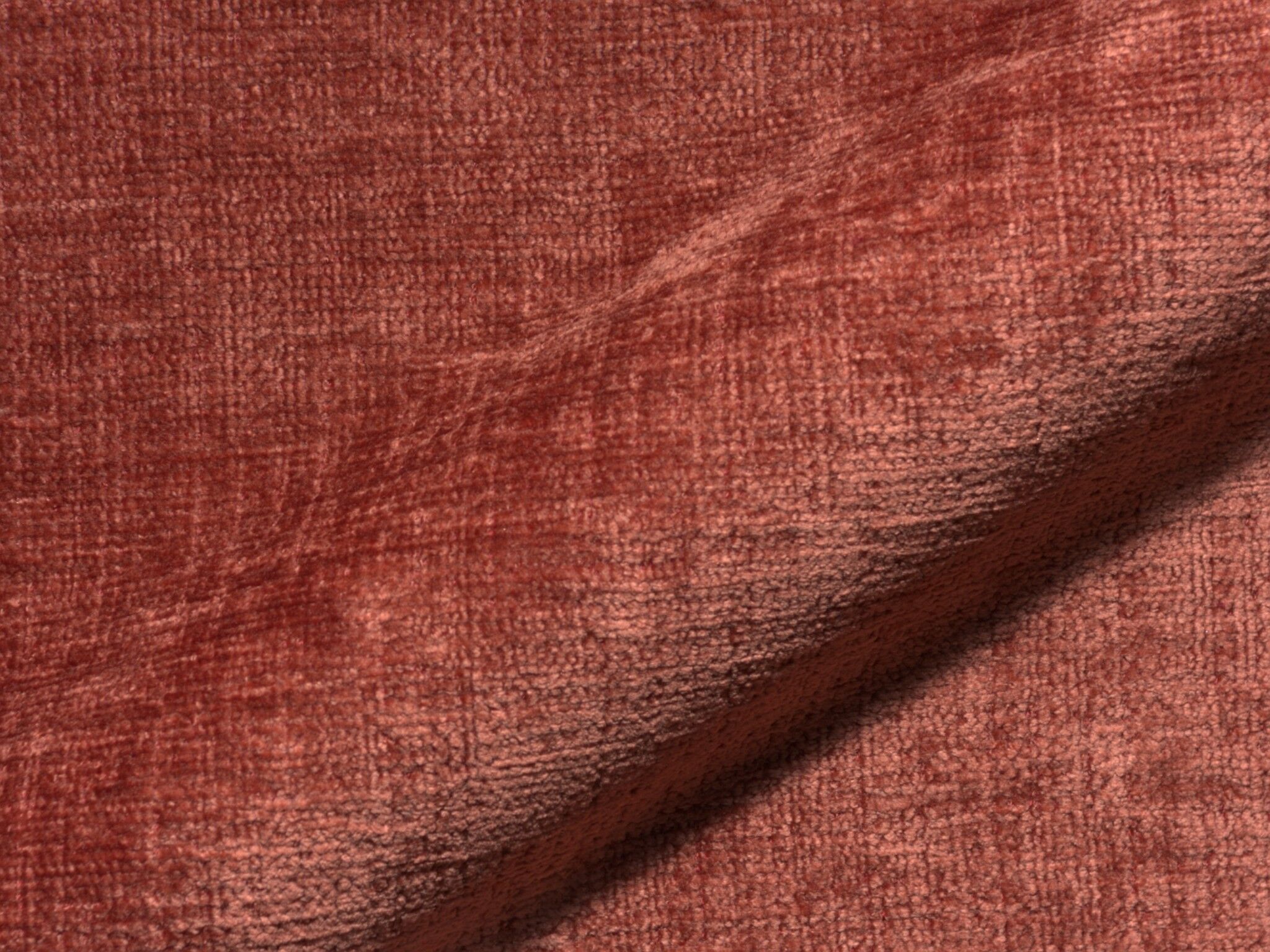 Molino 528 Weicher Chenille Polsterstoff Moebelstoff Hoepke Orange