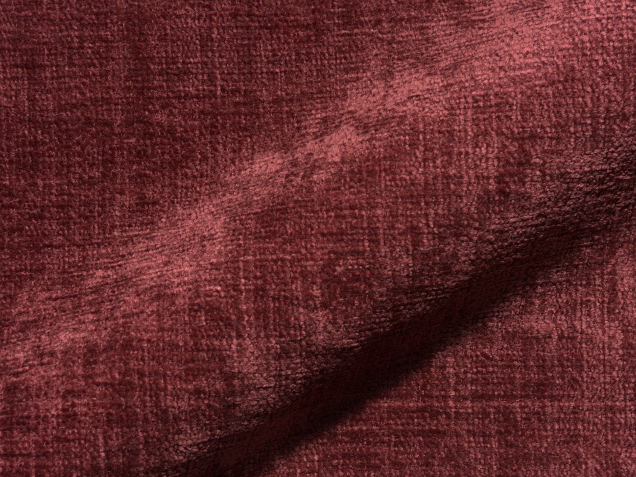 Molino 529 Weicher Chenille Polsterstoff Moebelstoff Hoepke Rot