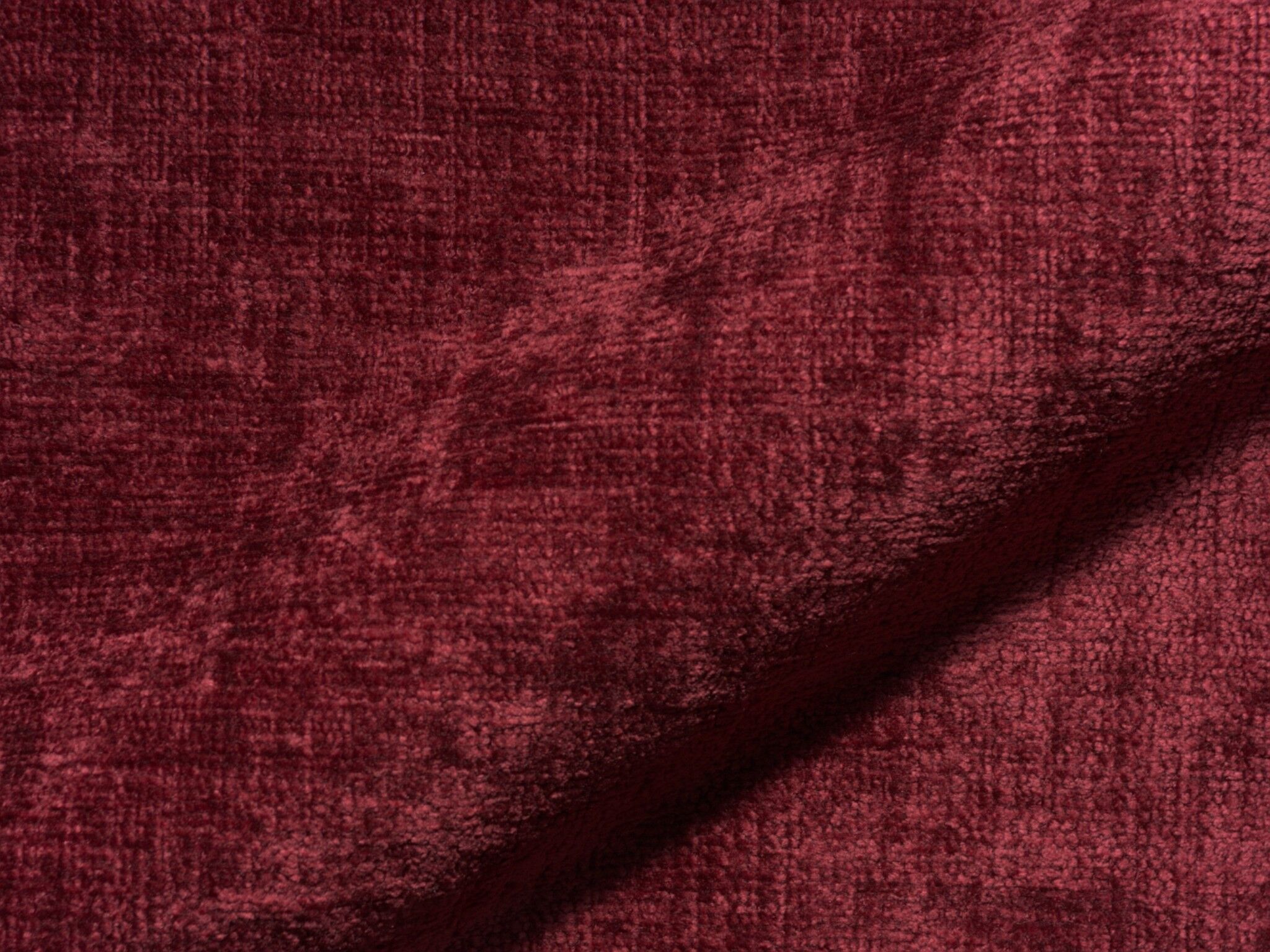 Molino 530 Weicher Chenille Polsterstoff Moebelstoff Hoepke Rot