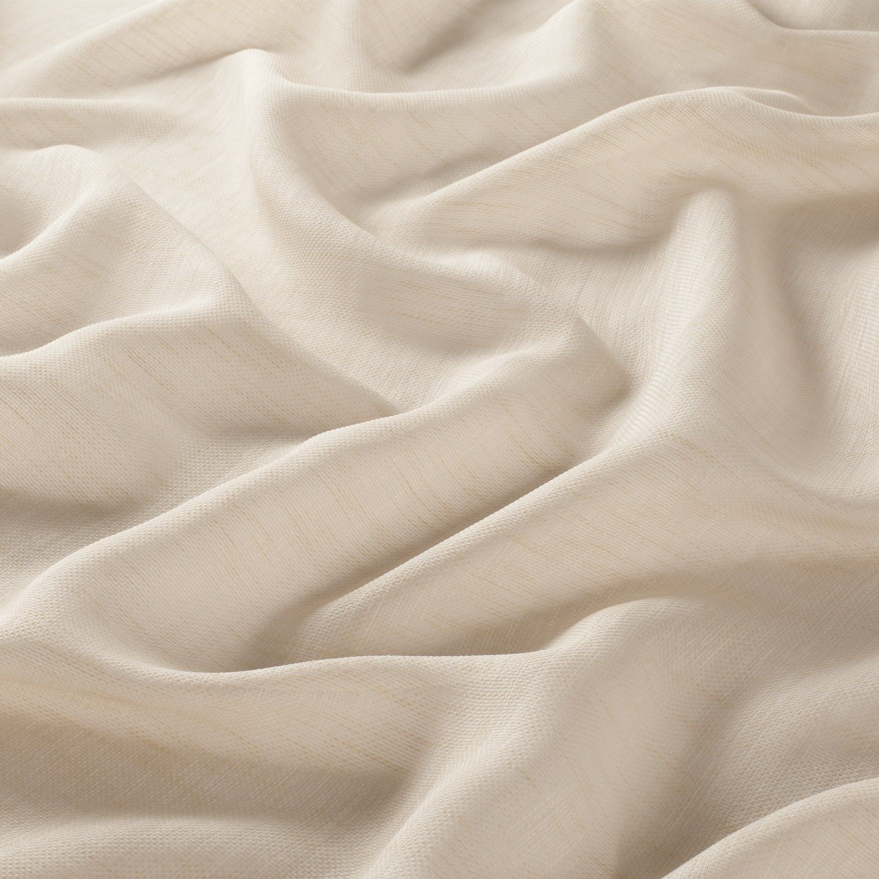 1 6911 072 Amari Gardinenstoff Halbtransparent Meterware Beige