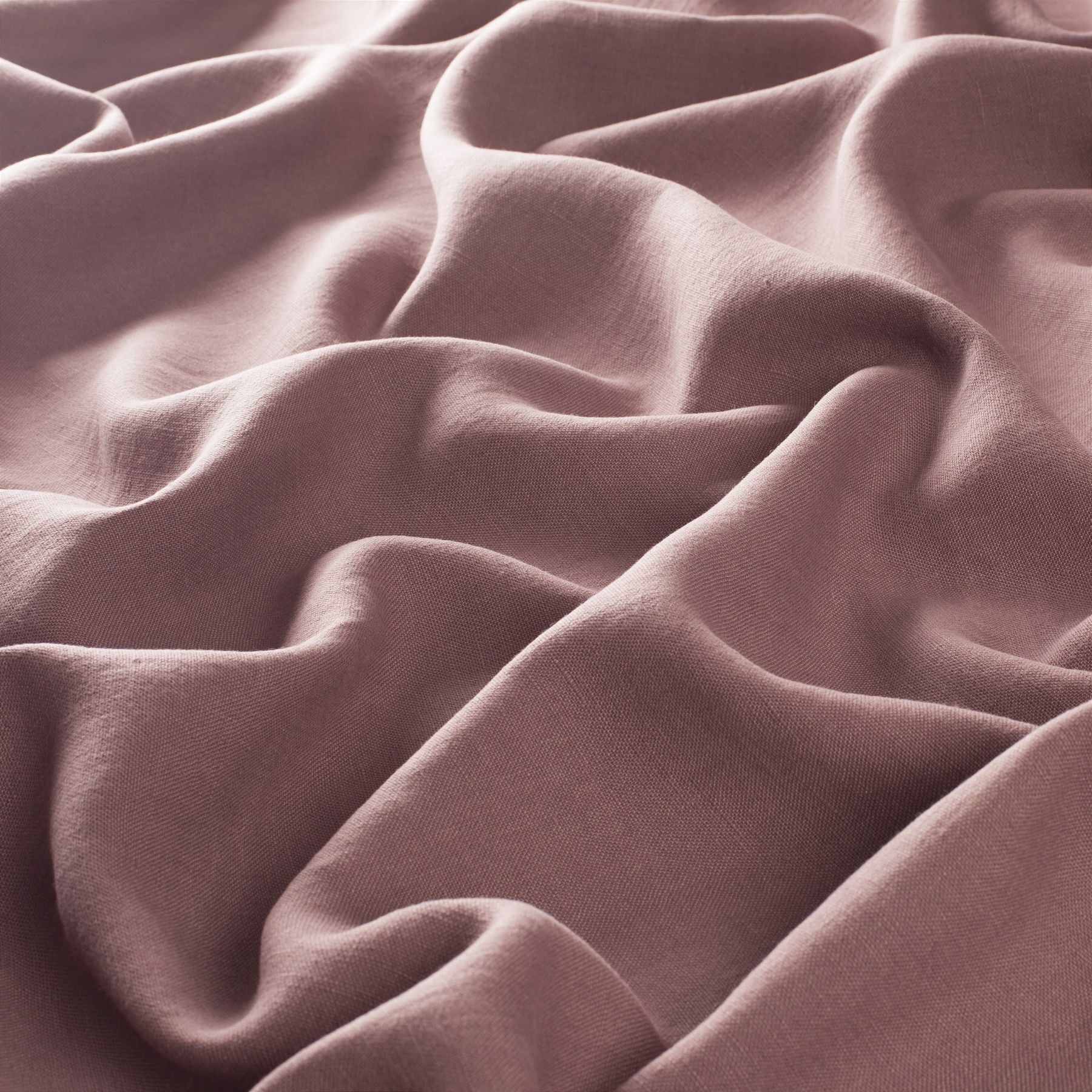 Ca1256 065 Rosy Linen Vorhangstoffe Landhausstil Meterware Rosa