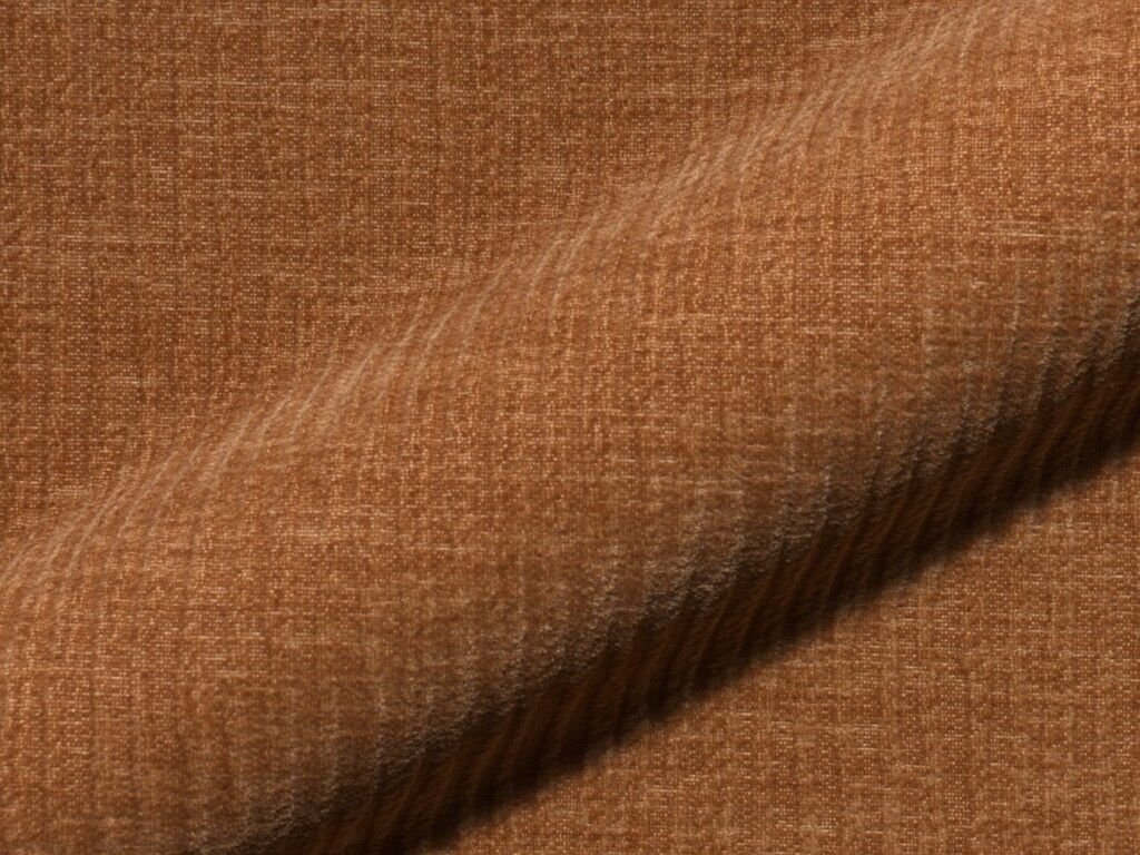 Eleni 206 Hoepke Polsterstoff Meterware Wellen Cord Orange