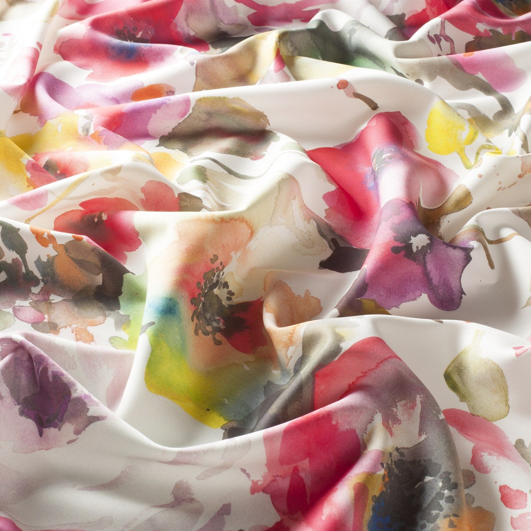 1 8805 061 Roses Jab Vorhangstoff Meterware Mit Blumenmuster Bunt