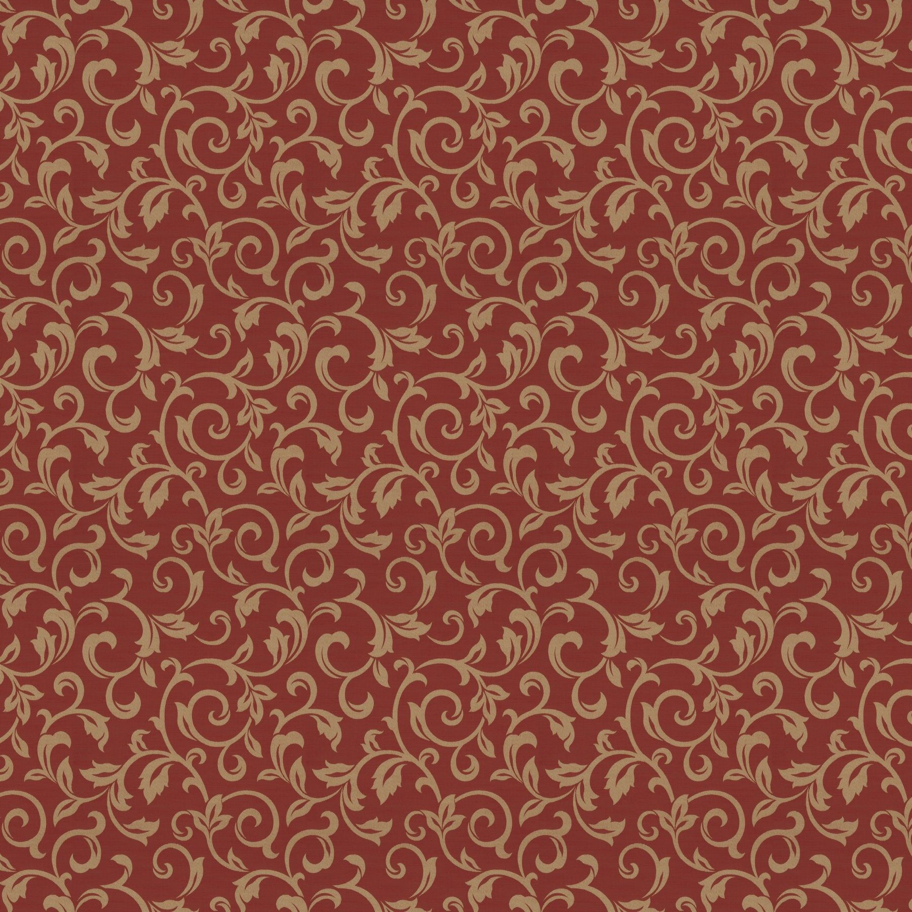 8 1782 010 Danielle Jab Vorhangstoff Meterware Gemustert Rot Gold 1