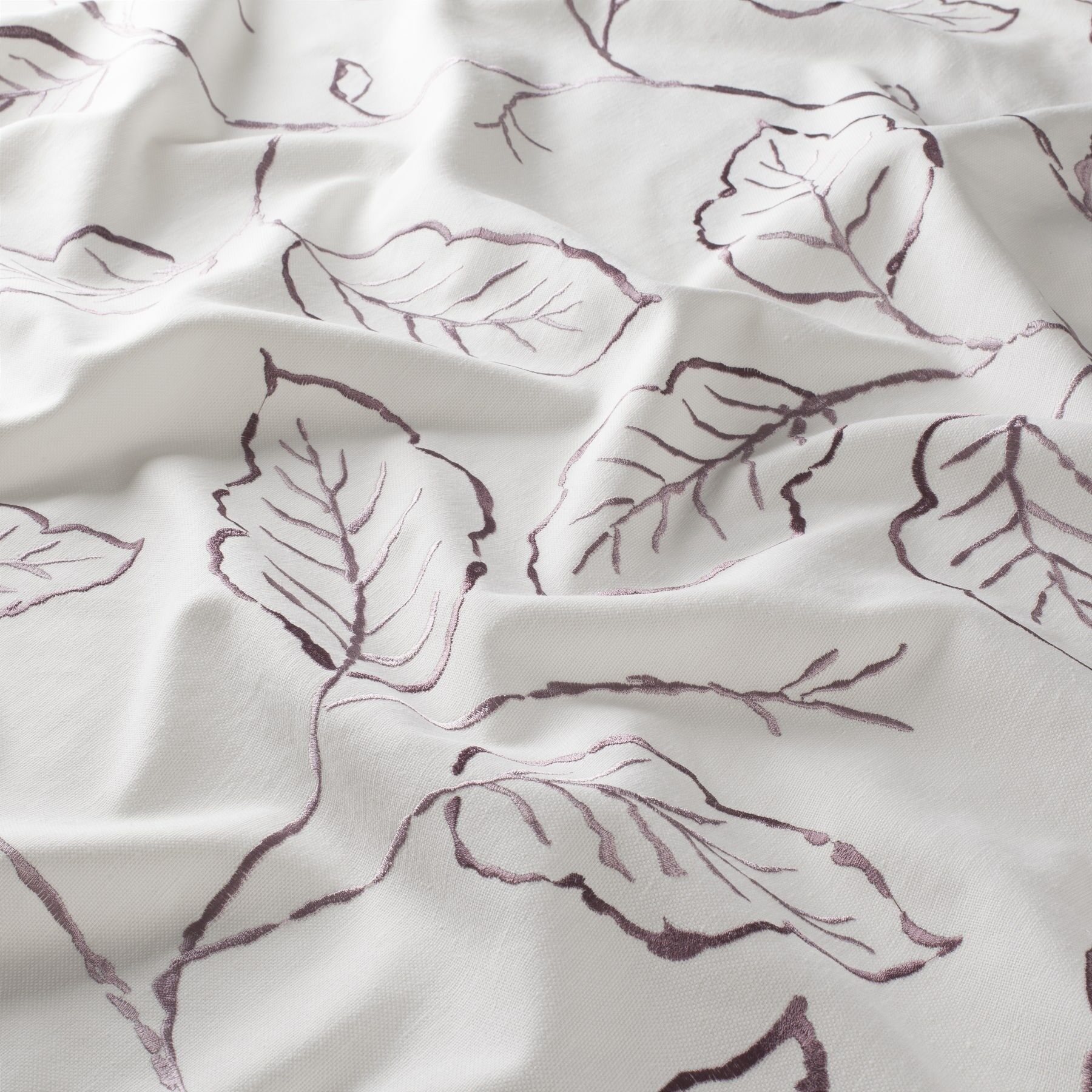 8 1912 060 Summer Cottage Jab Vorhangstoff Meterware Weiss Rosa