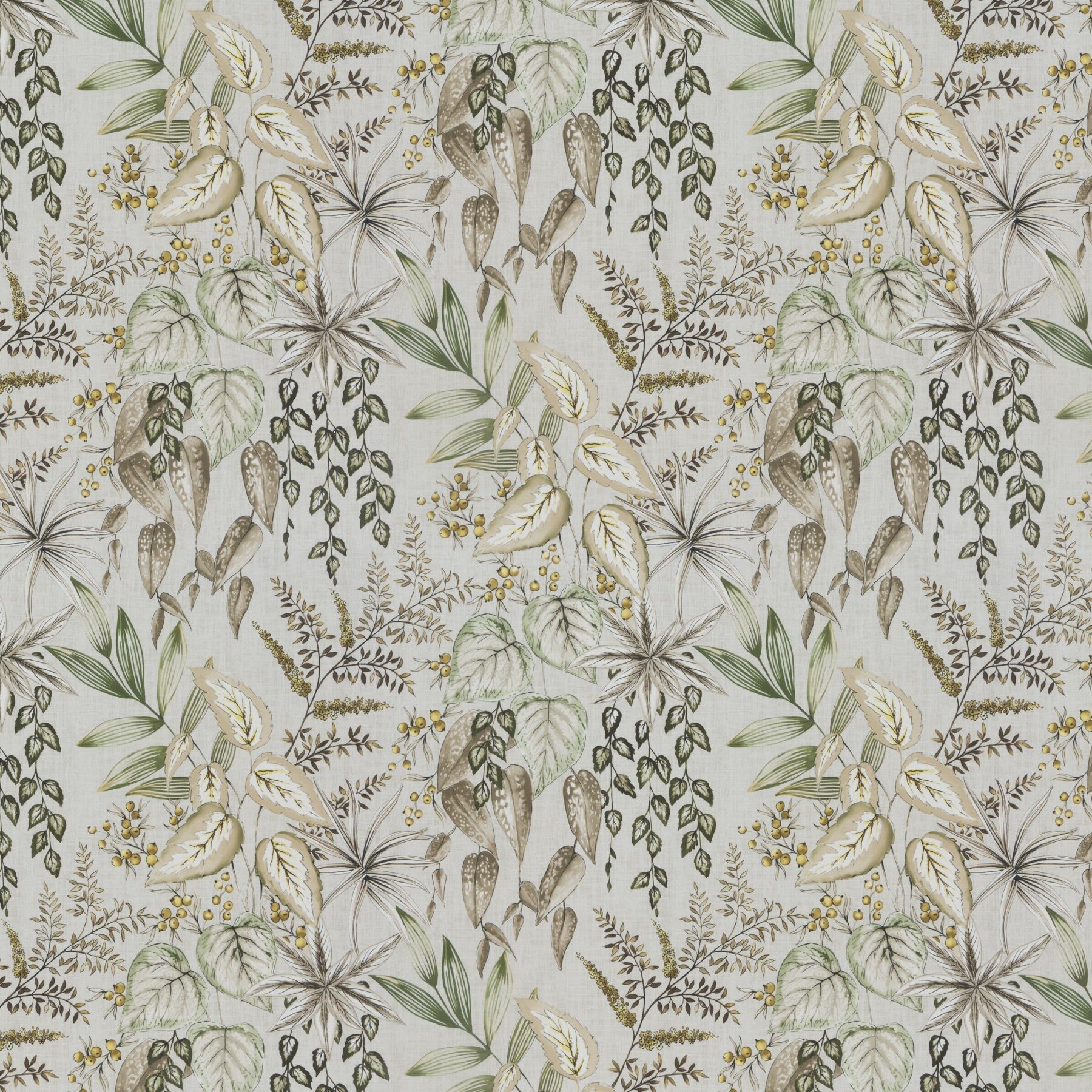 Gs1006 070 Avignon Jab Vorhangstoff Meterware Mit Blumenmuster Beige Braun 1