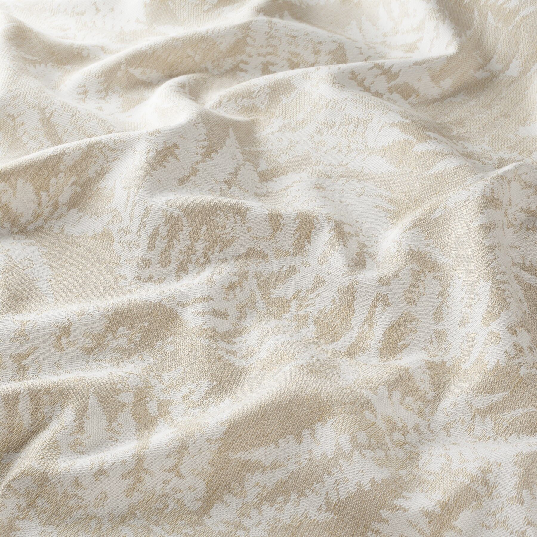 Ja7063 040 Cocoon Jab Vorhangstoff Meterware Gemustert Beige