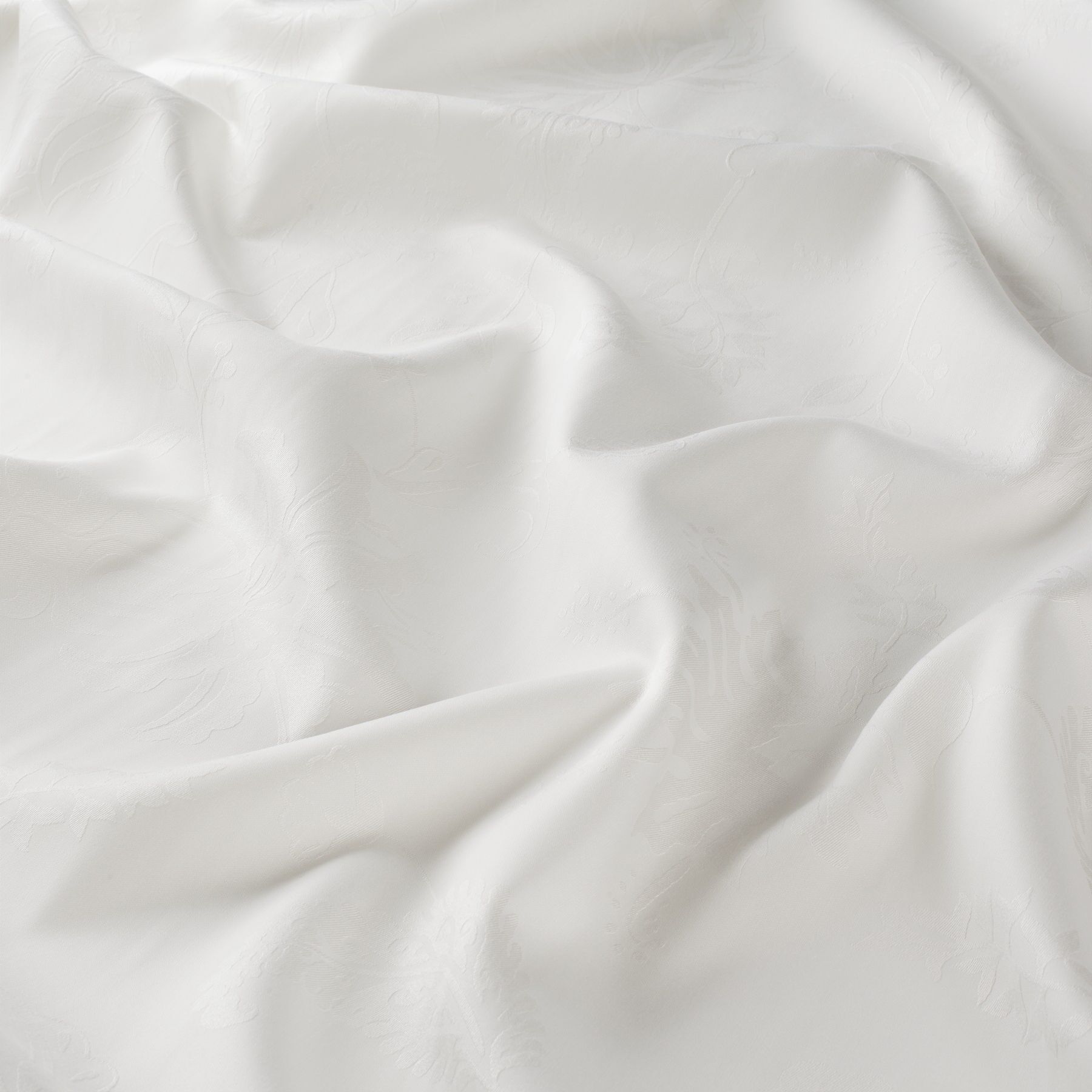 Ja7073 090 Fleur Jab Vorhangstoff Meterware Mit Blumenmuster Weiss